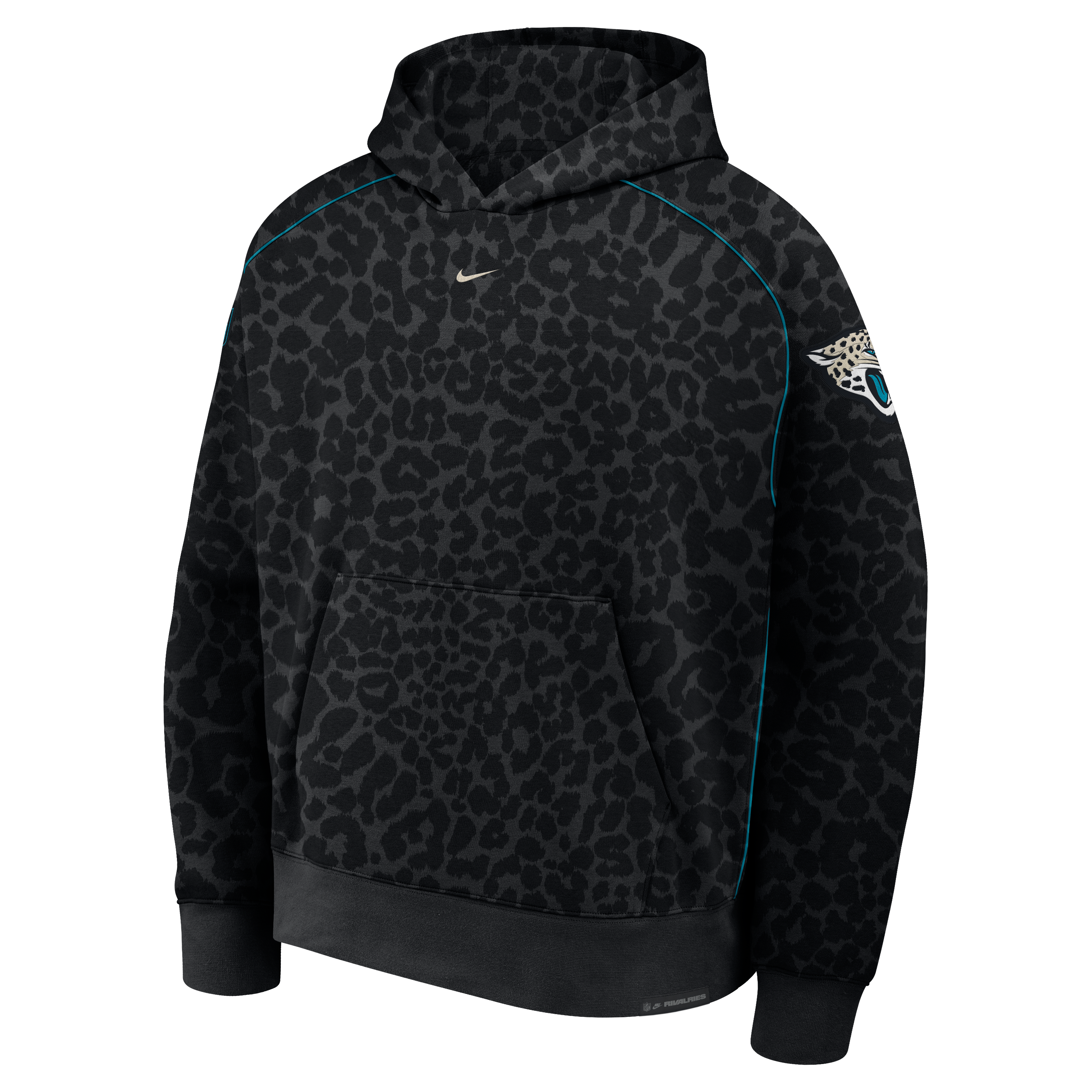 Sweat à capuche Nike Air noir pour homme, collection Rivalries 2026 des Jaguars de Jacksonville