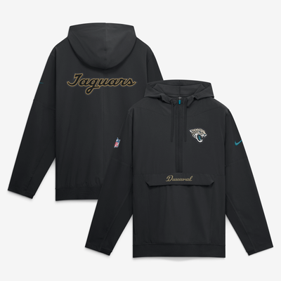  Jacksonville Jaguars Nike 2026 Rivalries Collection Sideline Anorak Half-Zip Jacket - Black