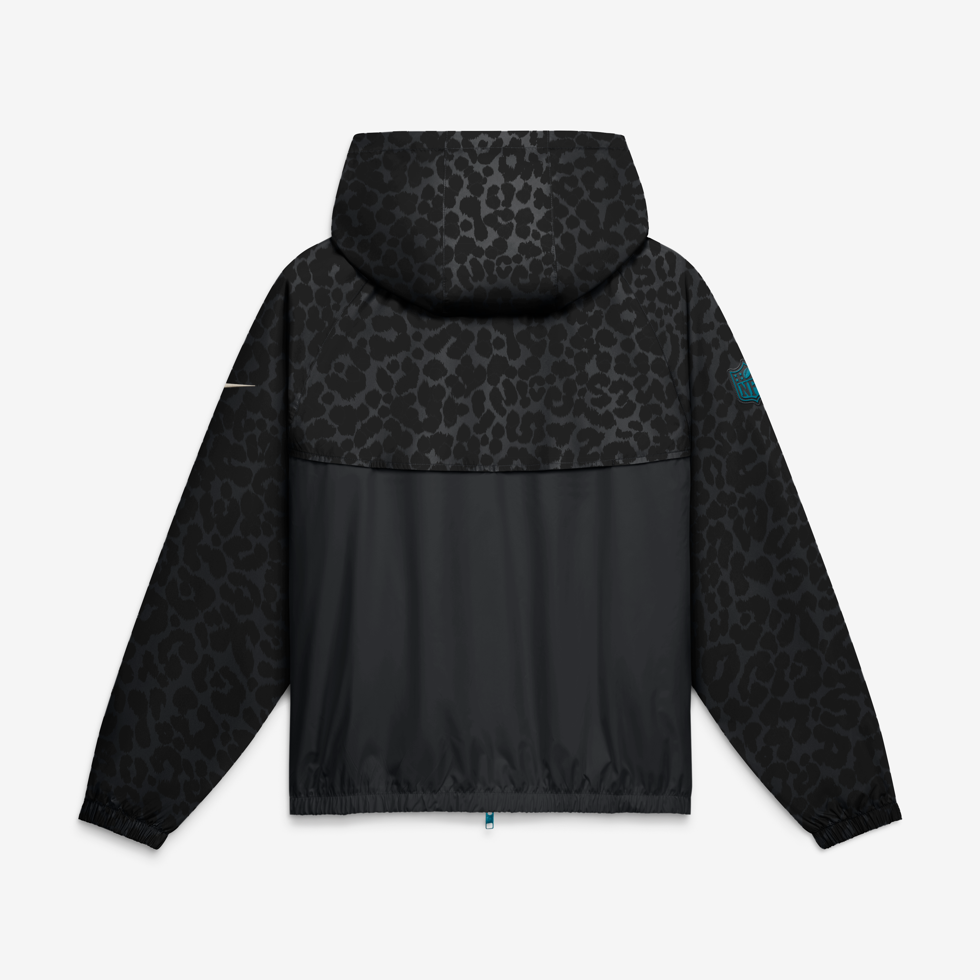 Veste coupe-vent zippée Nike noire pour homme, collection Rivalries 2026 des Jaguars de Jacksonville