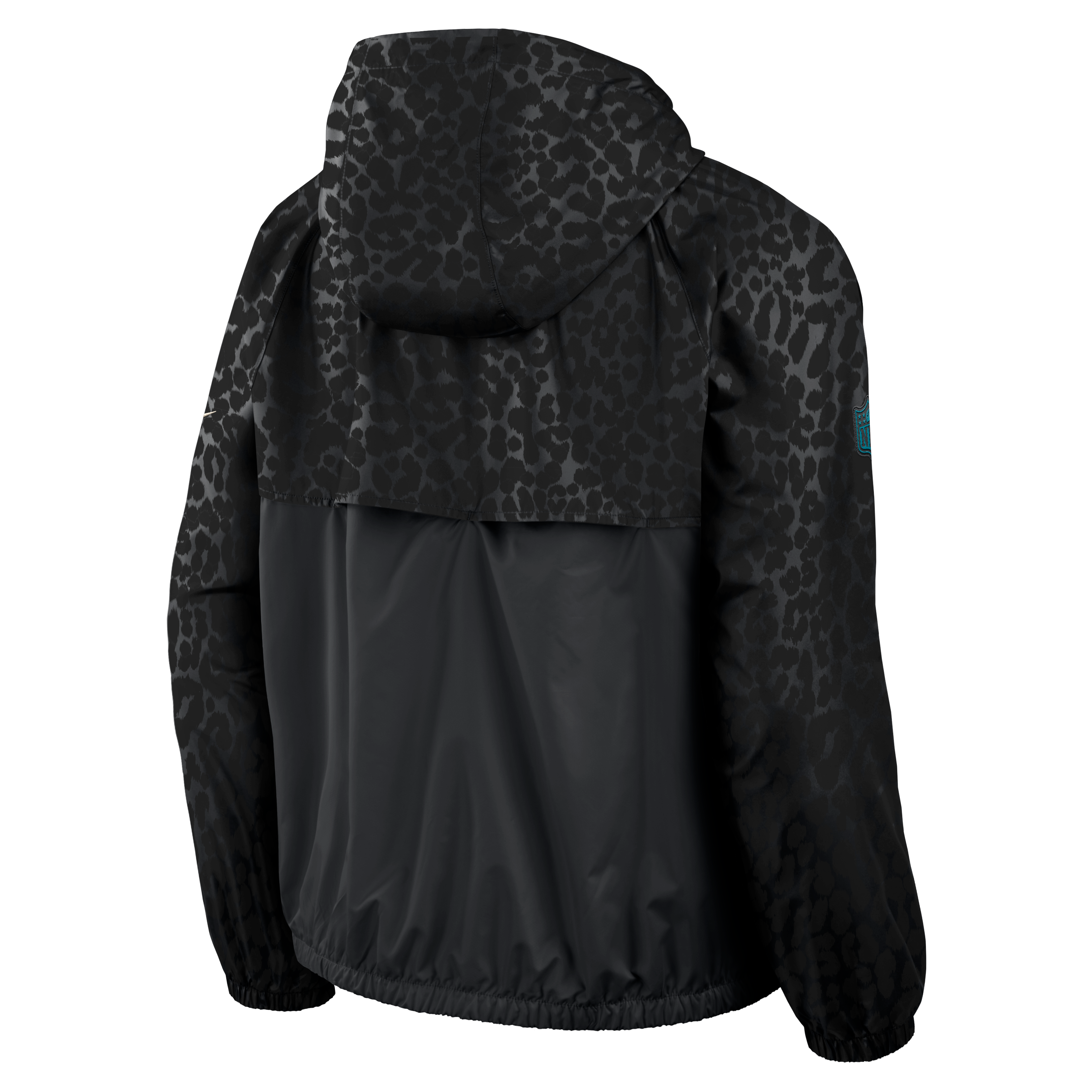 Veste coupe-vent zippée Nike noire pour homme, collection Rivalries 2026 des Jaguars de Jacksonville