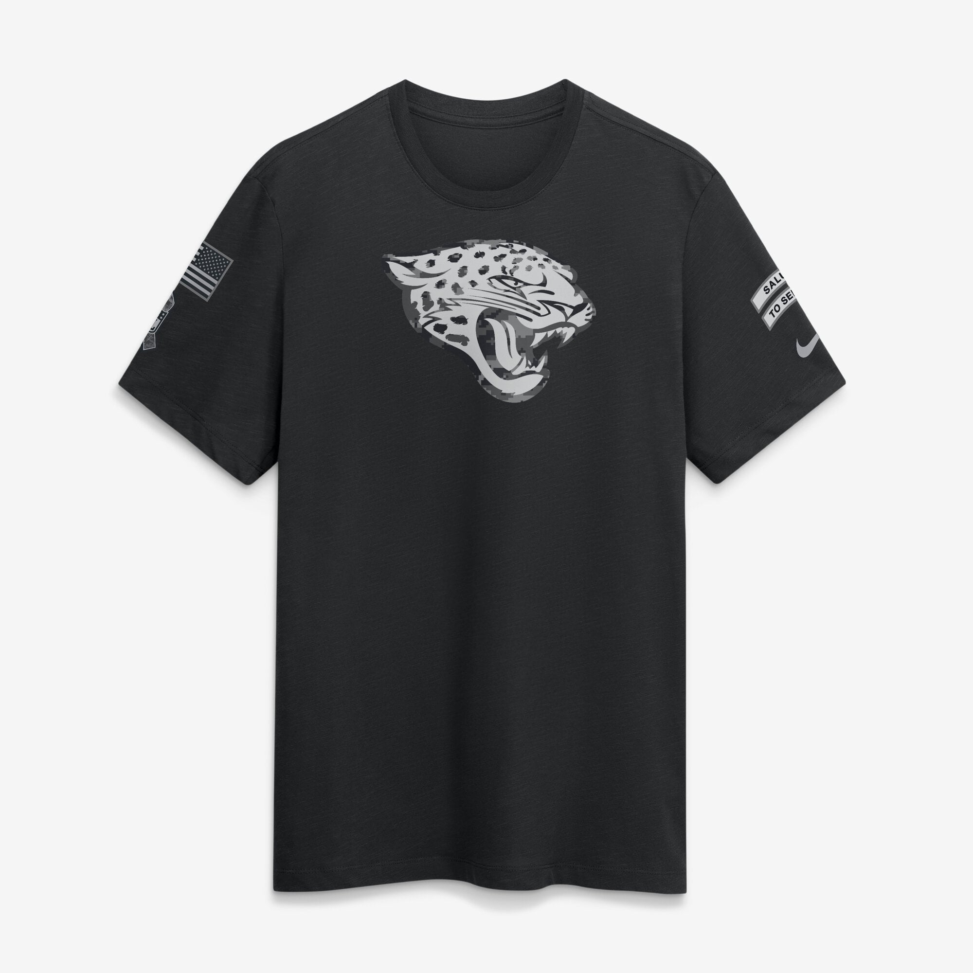 T-shirt Nike noir pour homme Jacksonville Jaguars 2026 Salute to Service