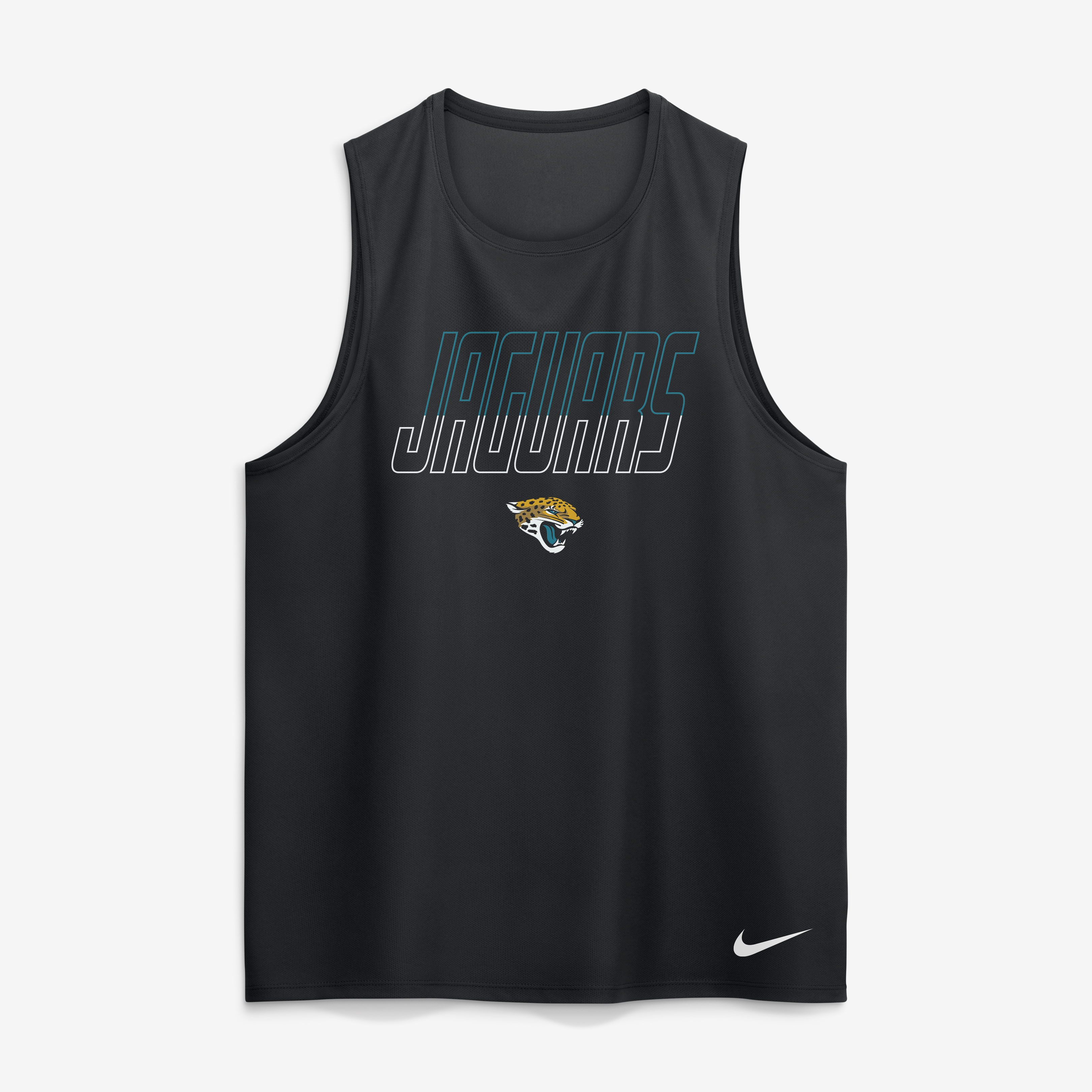 Men's Nike Black Jacksonville Jaguars Kickoff Miler Dri-FIT Tank​ Top
