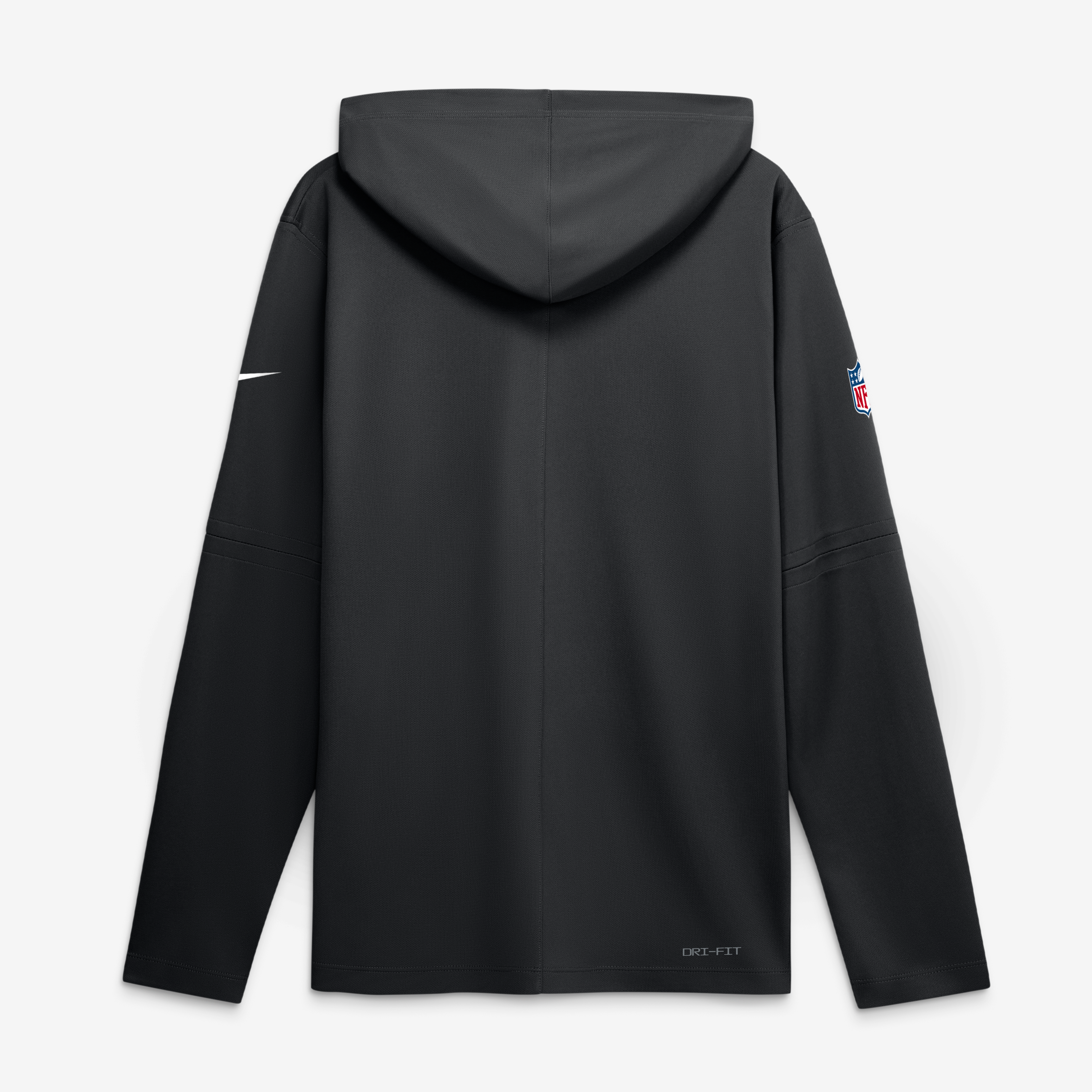 Men's Nike Black Jacksonville Jaguars Sideline Game On Lightweight Long Sleeve Hooded Dri-FIT Top