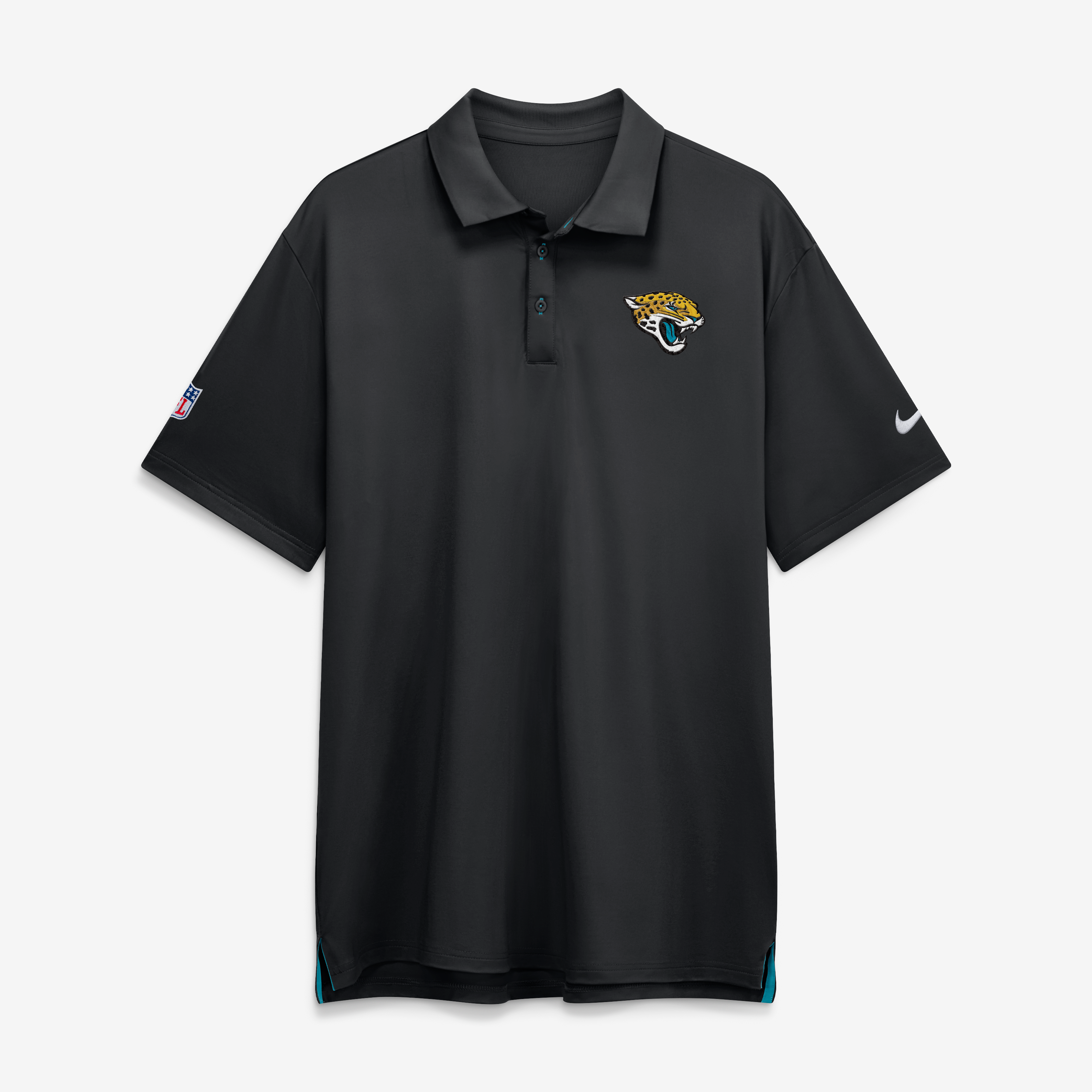 Men's Nike Black Jacksonville Jaguars Sideline Powerful Blocking Dri-FIT Tour Polo