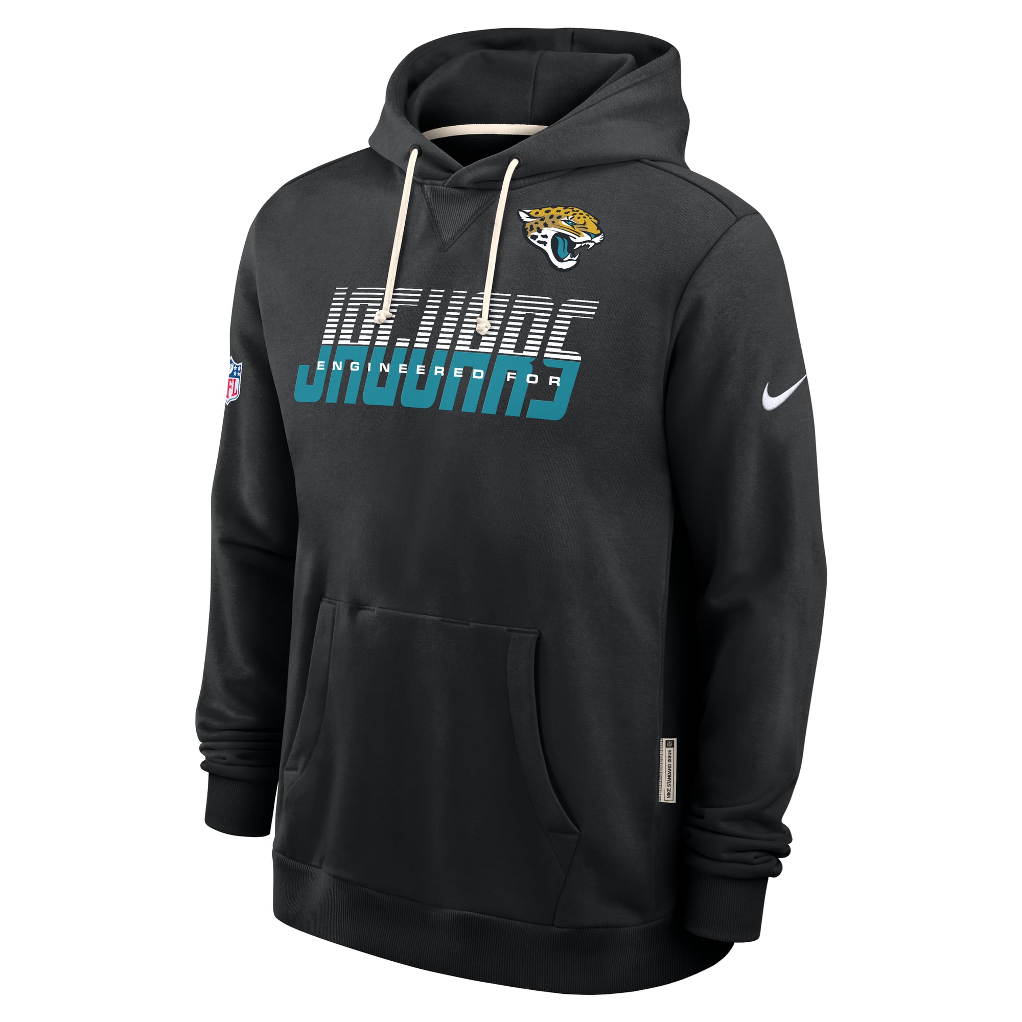 Men's Nike Black Jacksonville Jaguars Sideline Standard Issue Top Prospect Dri-FIT Hoodie