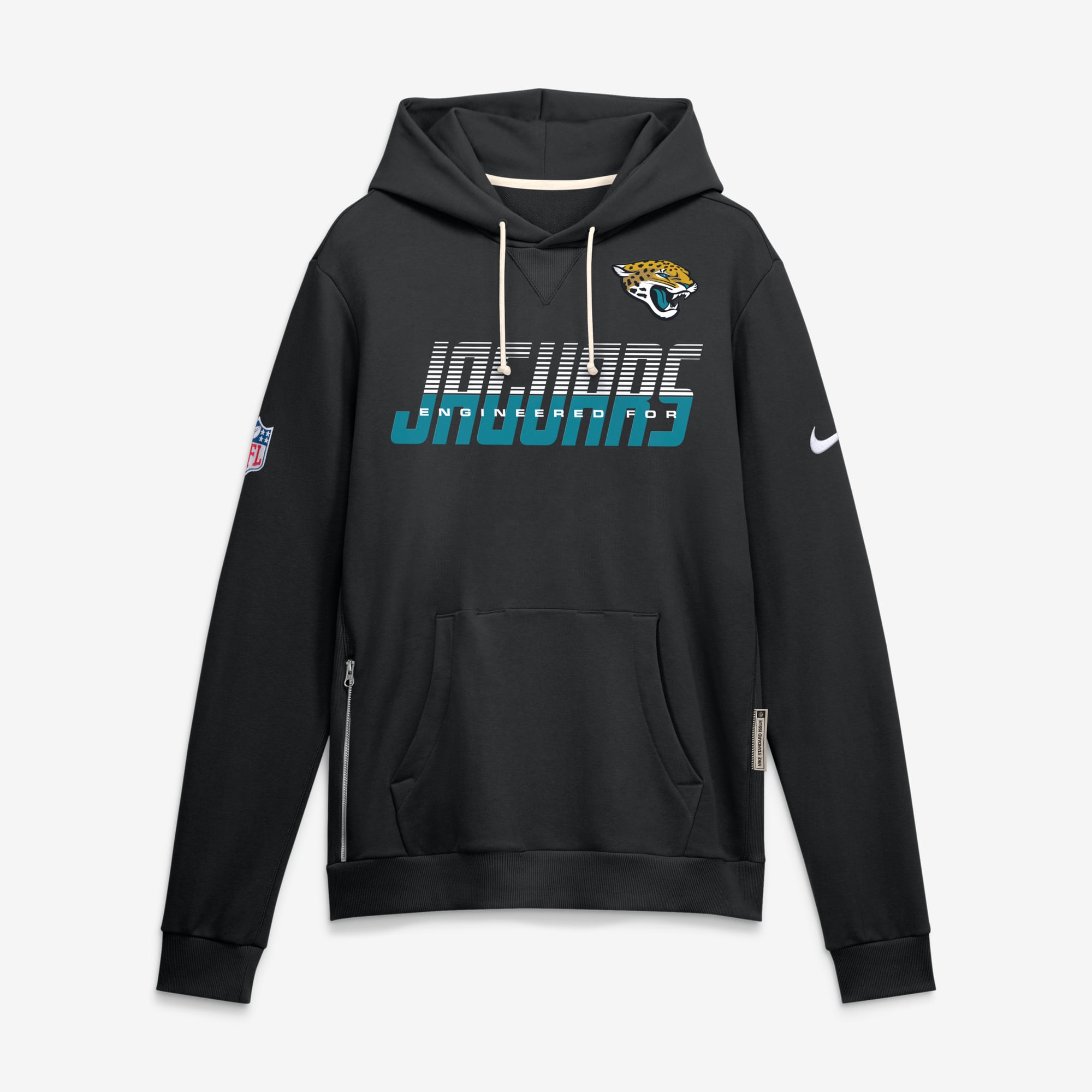 Men's Nike Black Jacksonville Jaguars Sideline Standard Issue Top Prospect Dri-FIT Hoodie