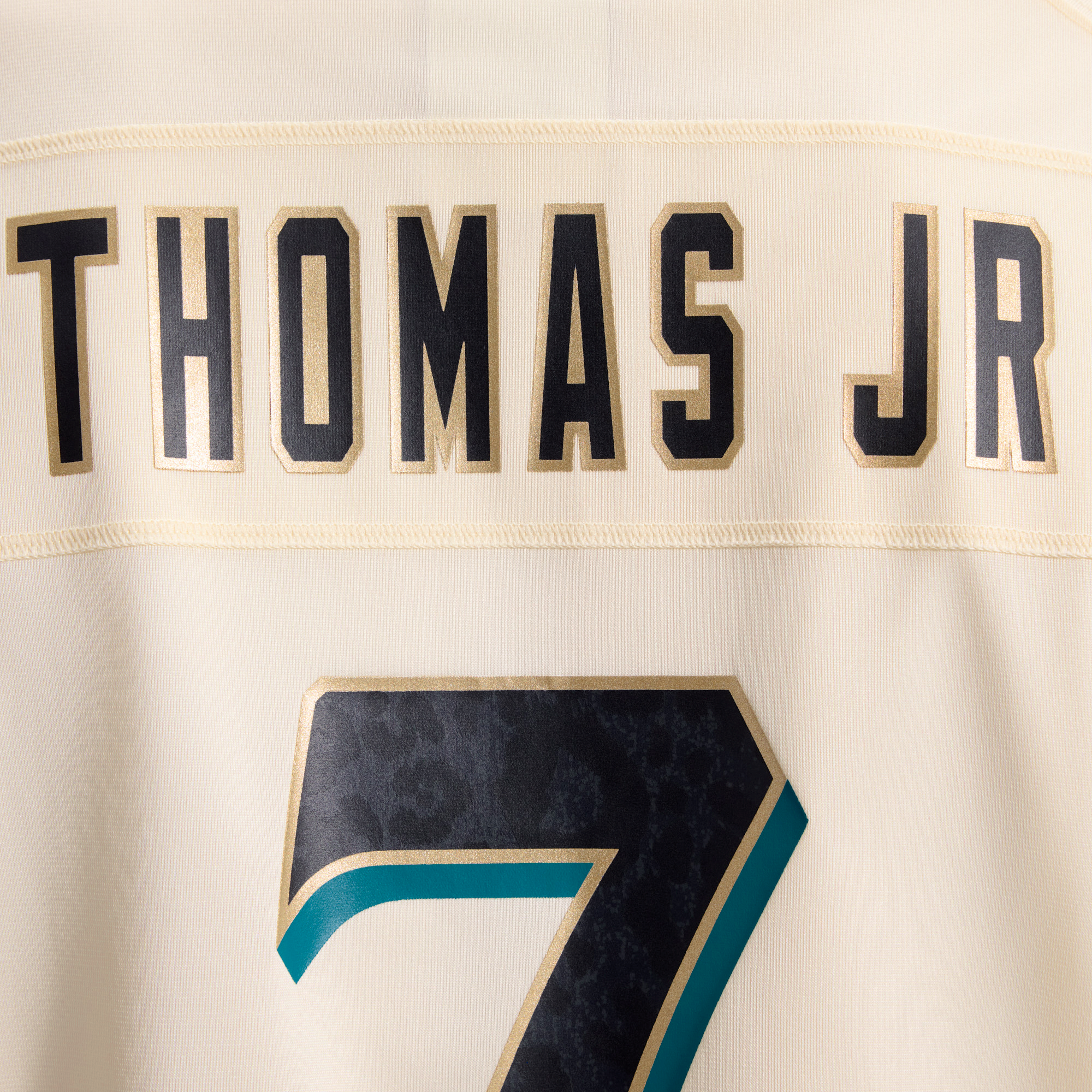 Men's Nike Brian Thomas Jr. Natural Jacksonville Jaguars 2026 Rivalries Collection Game Jersey