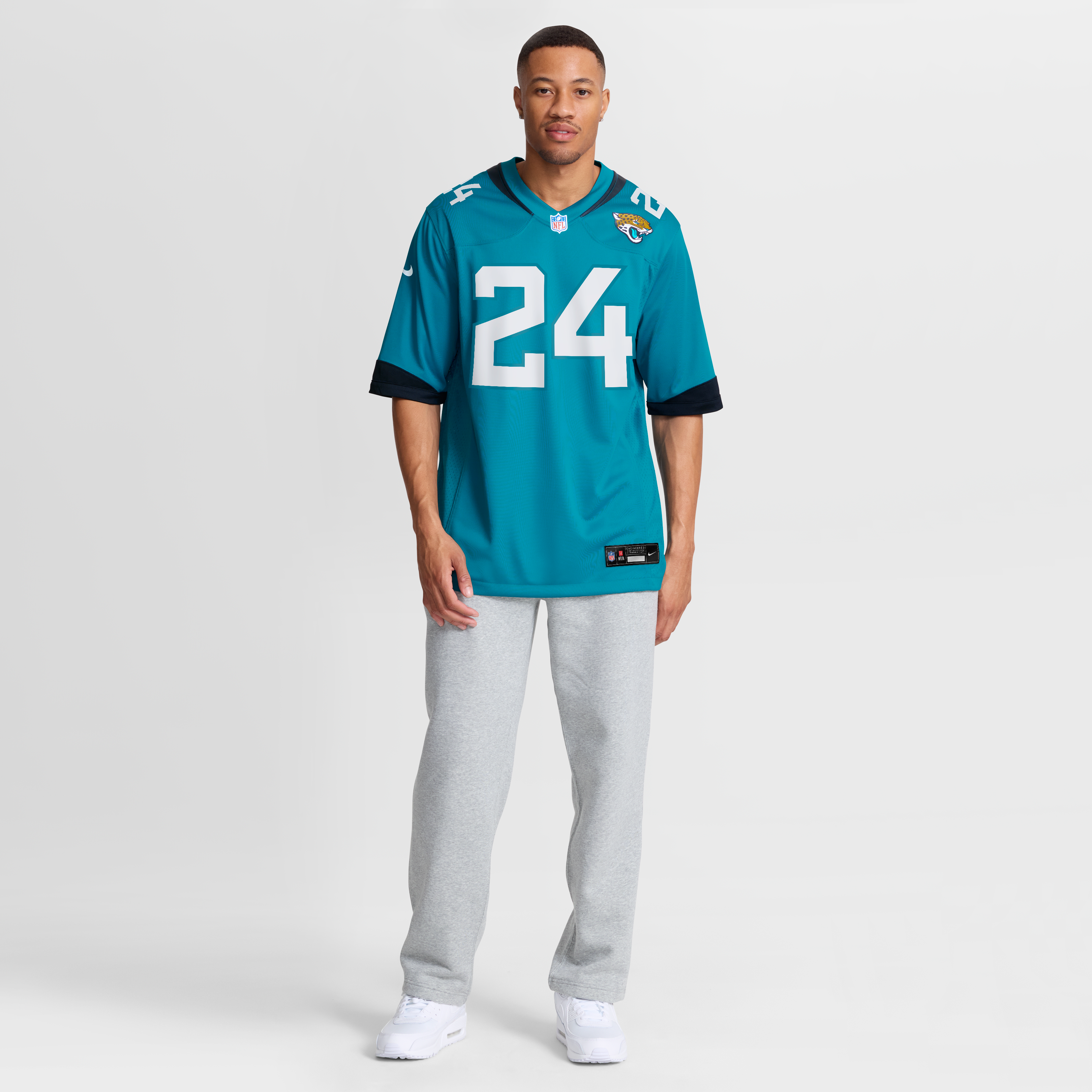 Maillot de match Nike Chris Rodriguez Jr. bleu sarcelle des Jaguars Jacksonville pour homme