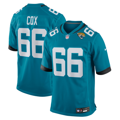 Eli Cox Jacksonville Jaguars Nike Team Game Jersey - Teal