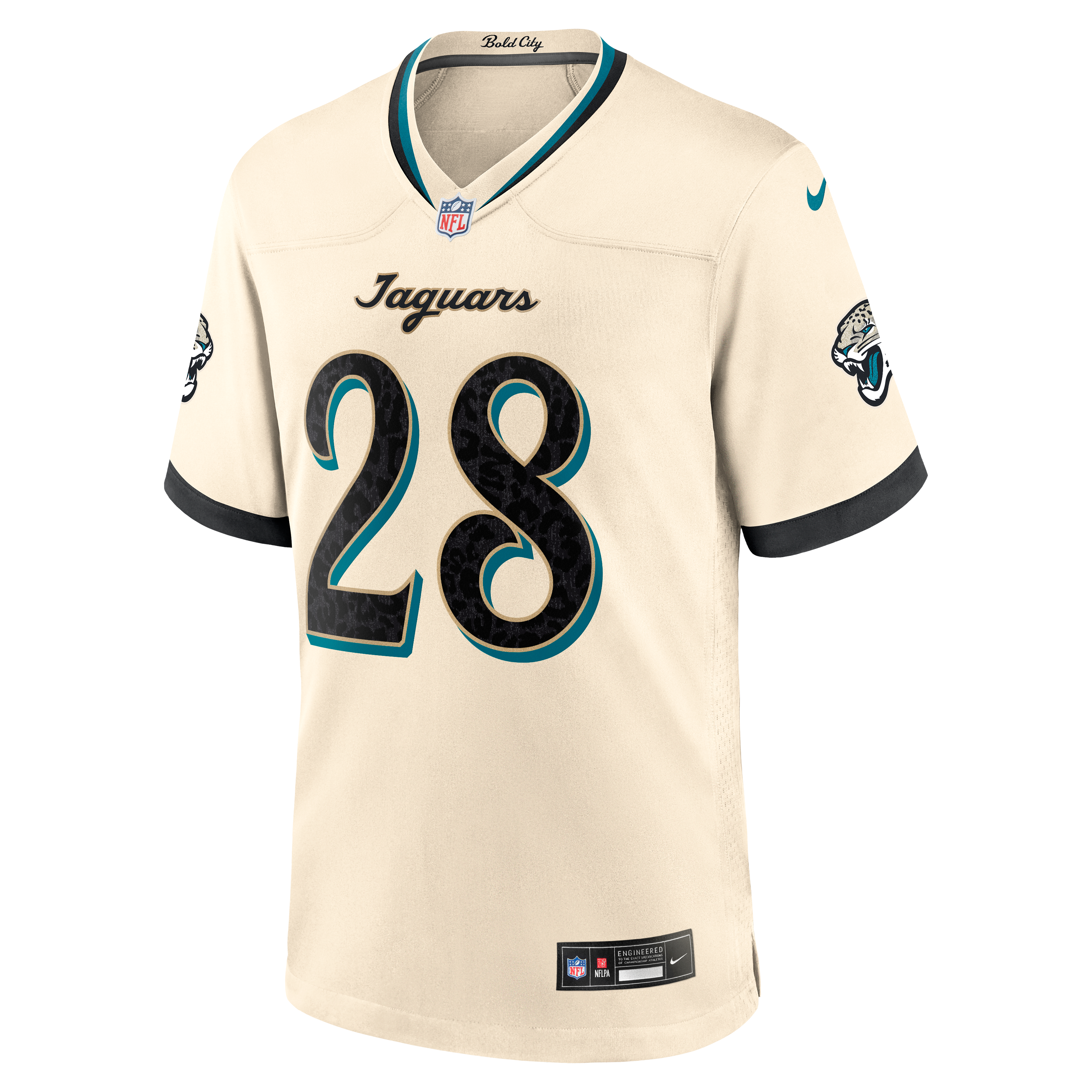Men's Nike Fred Taylor Natural Jacksonville Jaguars 2026 Rivalries Collection Game Jersey