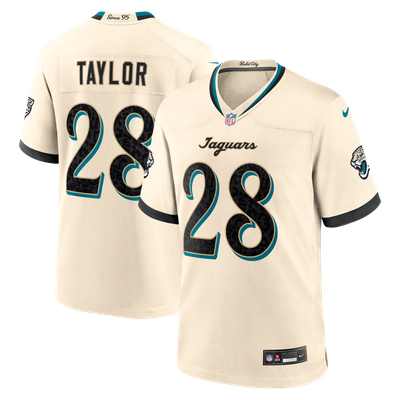 Fred Taylor Jacksonville Jaguars Nike 2026 Rivalries Collection Game Jersey - Natural