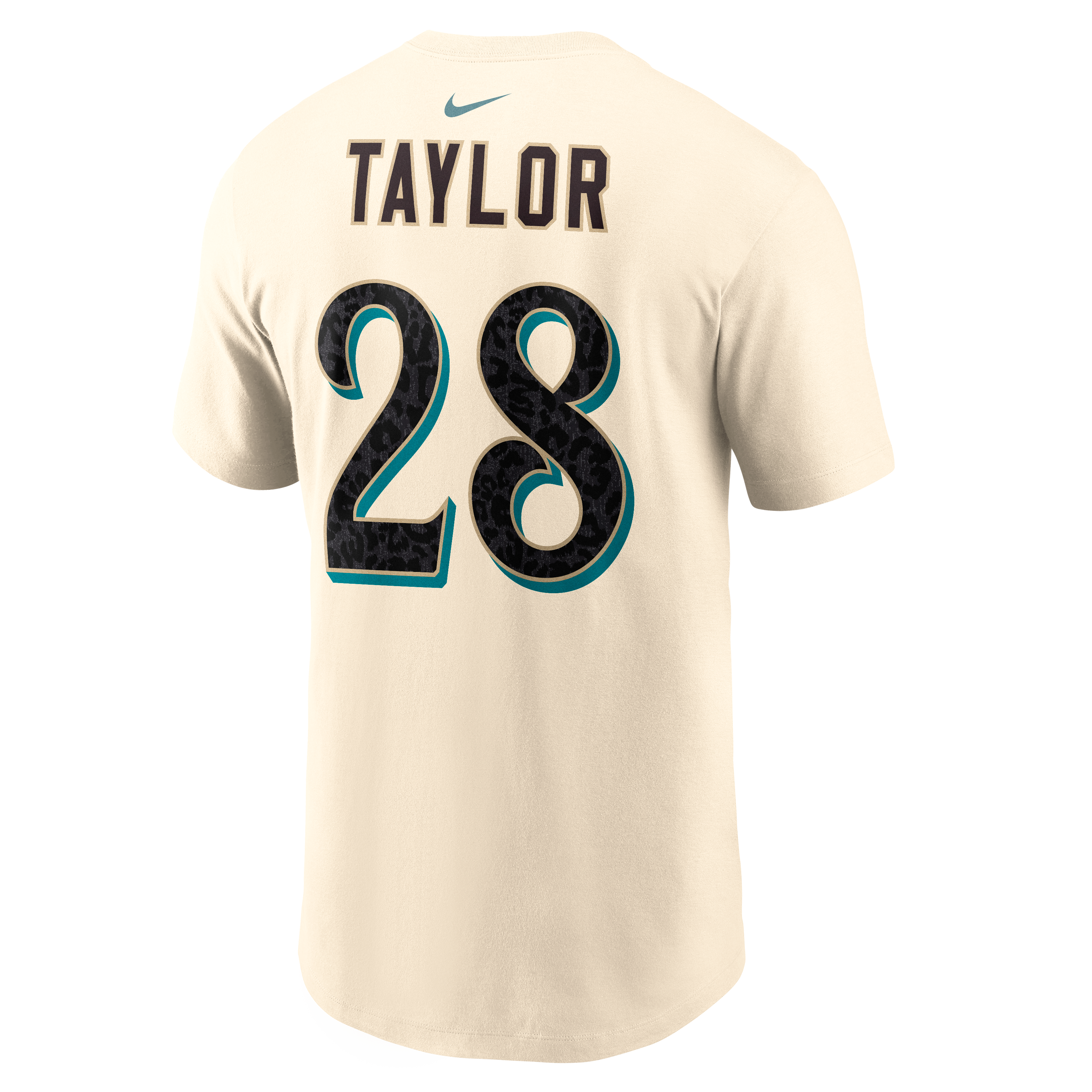 Men's Nike Fred Taylor Natural Jacksonville Jaguars 2026 Rivalries Collection Player Name & Number T-Shirt