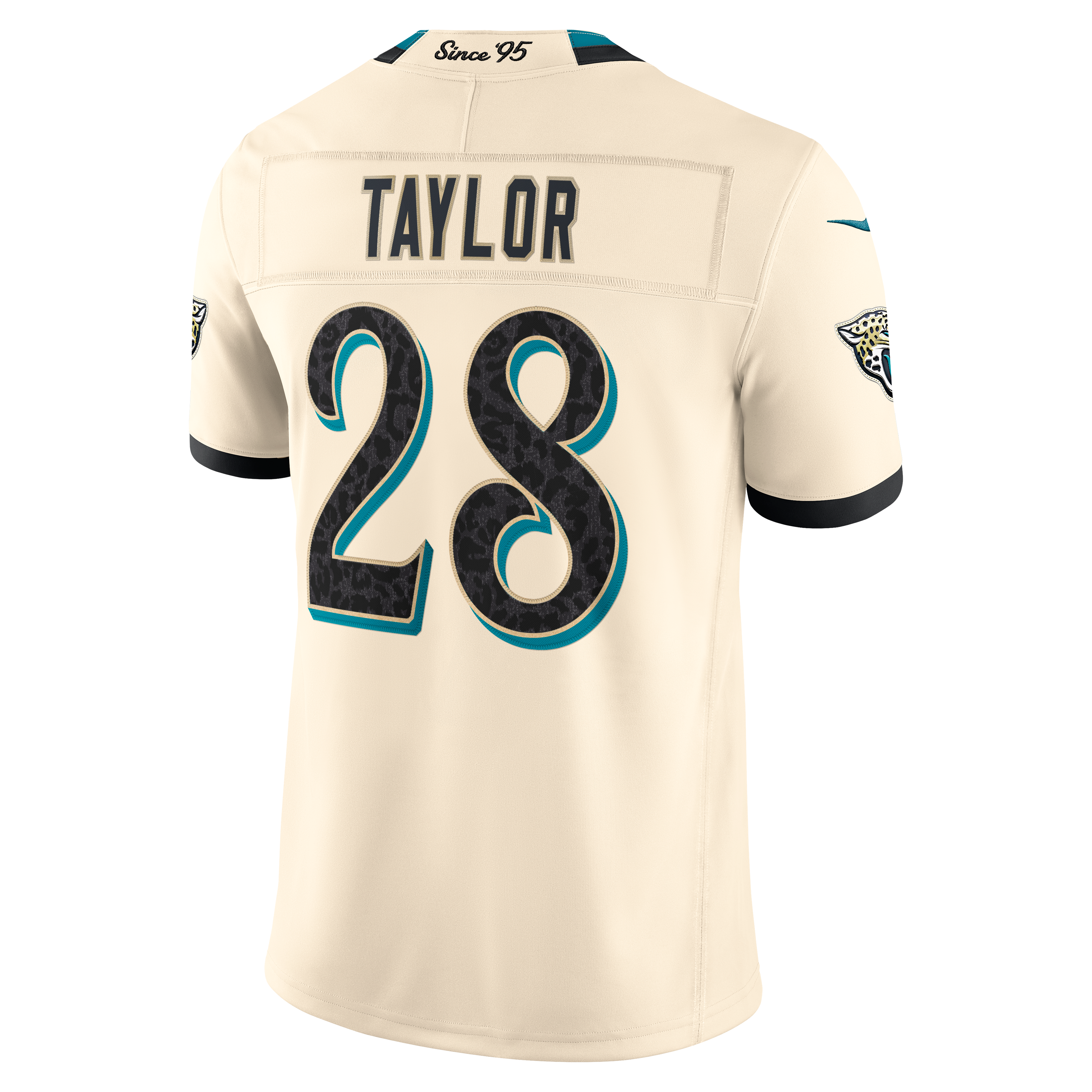Men's Nike Fred Taylor Natural Jacksonville Jaguars 2026 Rivalries Collection Stitched Limited Jersey