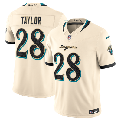 Fred Taylor Jacksonville Jaguars Nike 2026 Rivalries Collection Stitched Limited Jersey - Natural