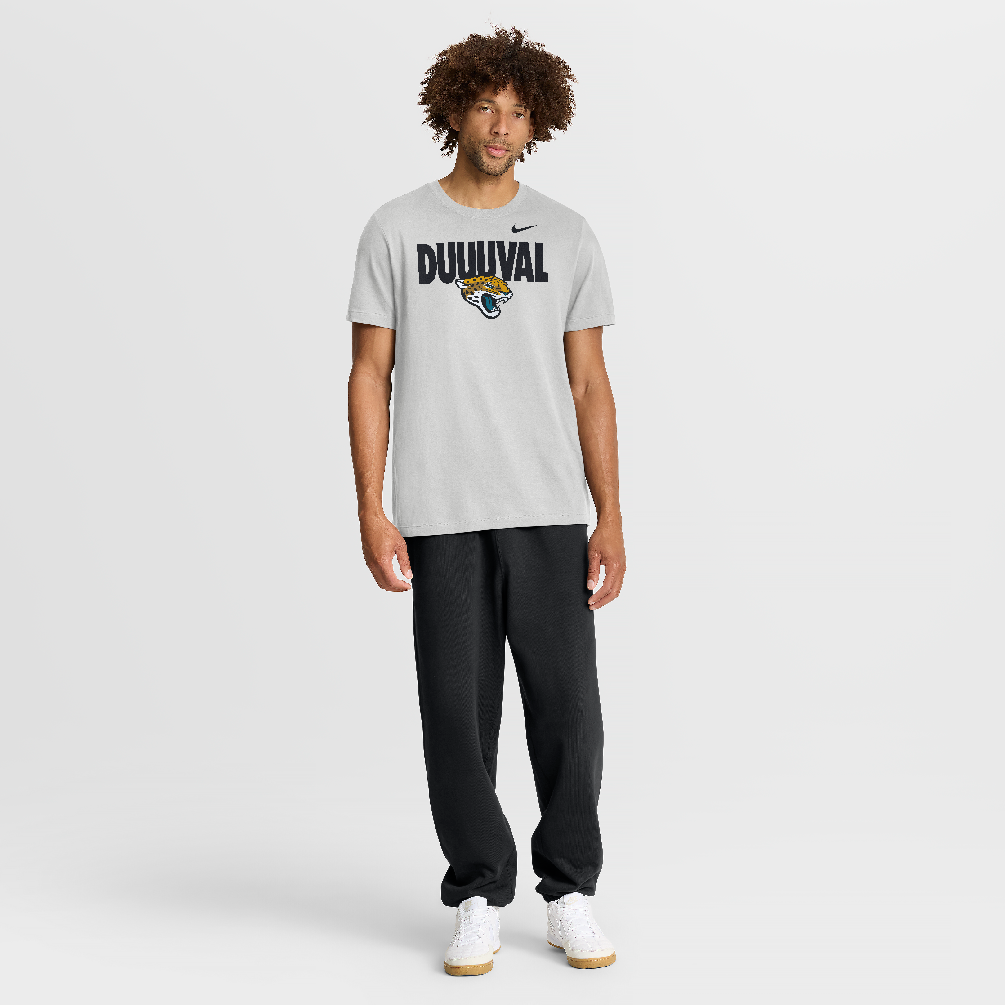 Men's Nike Gray Jacksonville Jaguars We Run This T-Shirt
