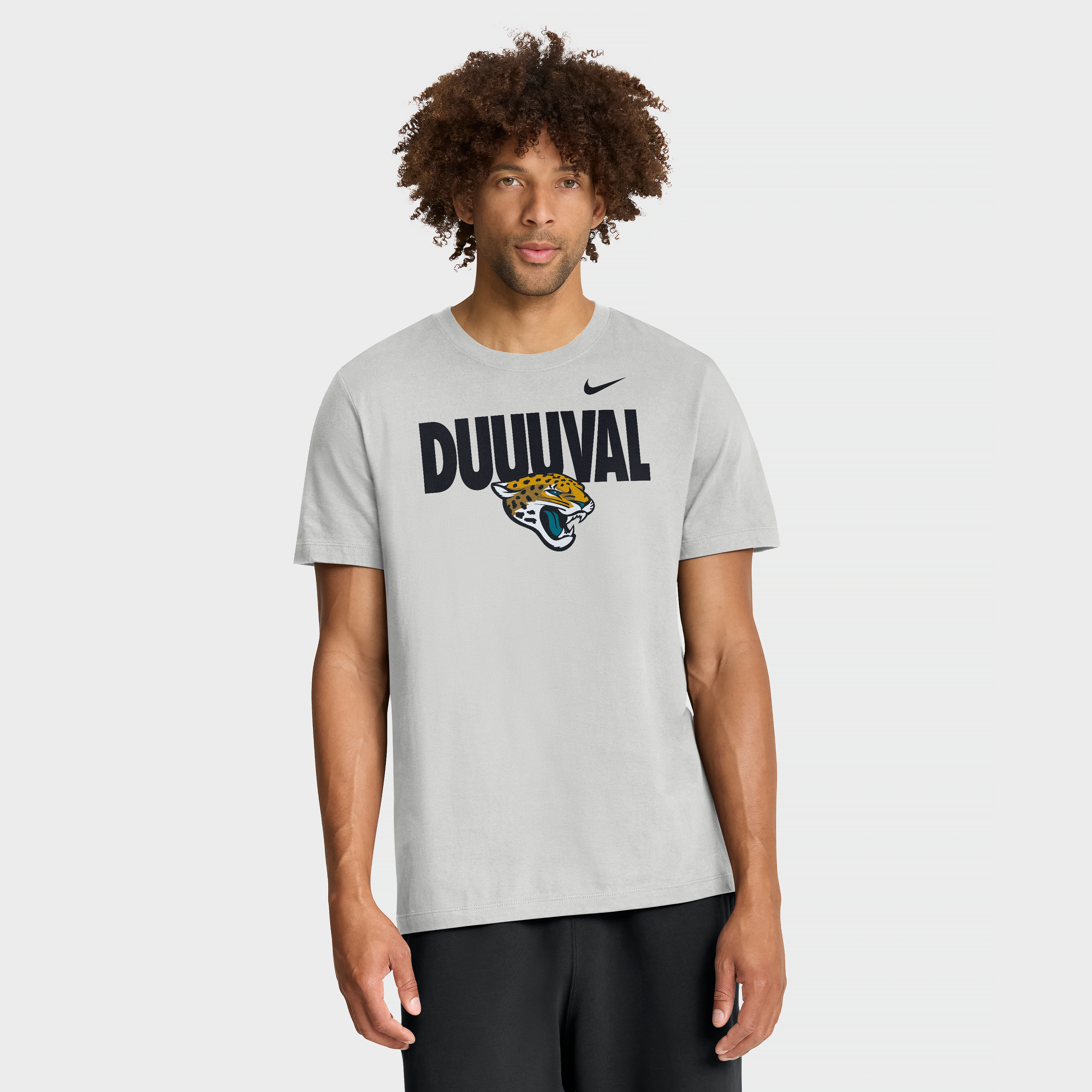 Men's Nike Gray Jacksonville Jaguars We Run This T-Shirt
