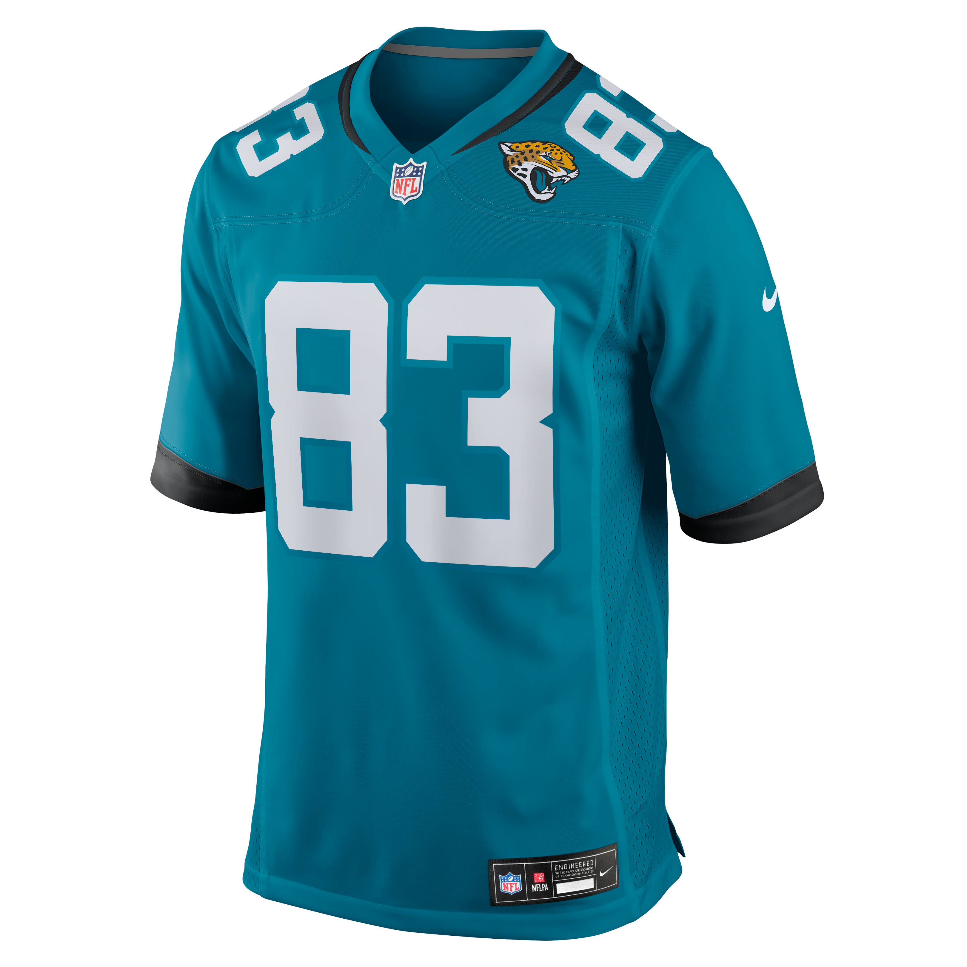 Maillot de match Nike Hayden Rucci bleu sarcelle des Jaguars Jacksonville pour homme