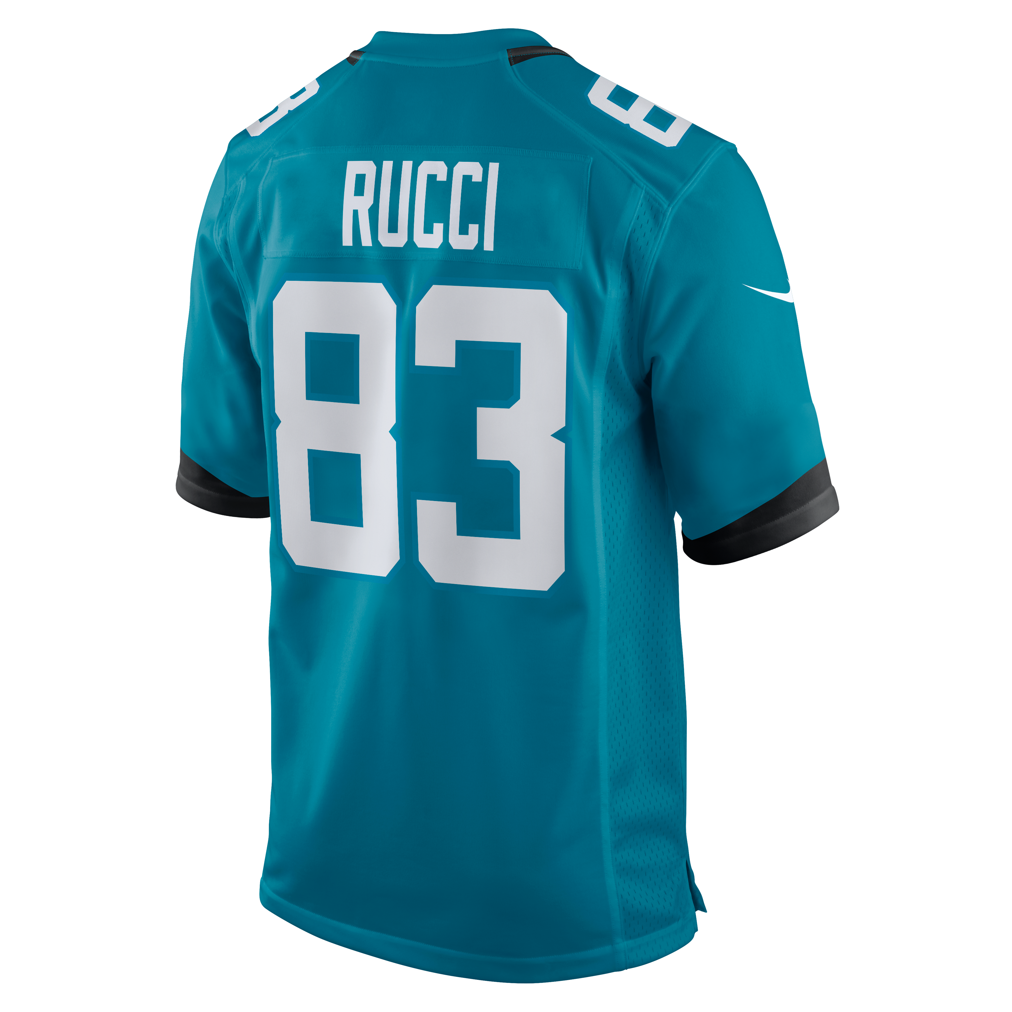 Maillot de match Nike Hayden Rucci bleu sarcelle des Jaguars Jacksonville pour homme