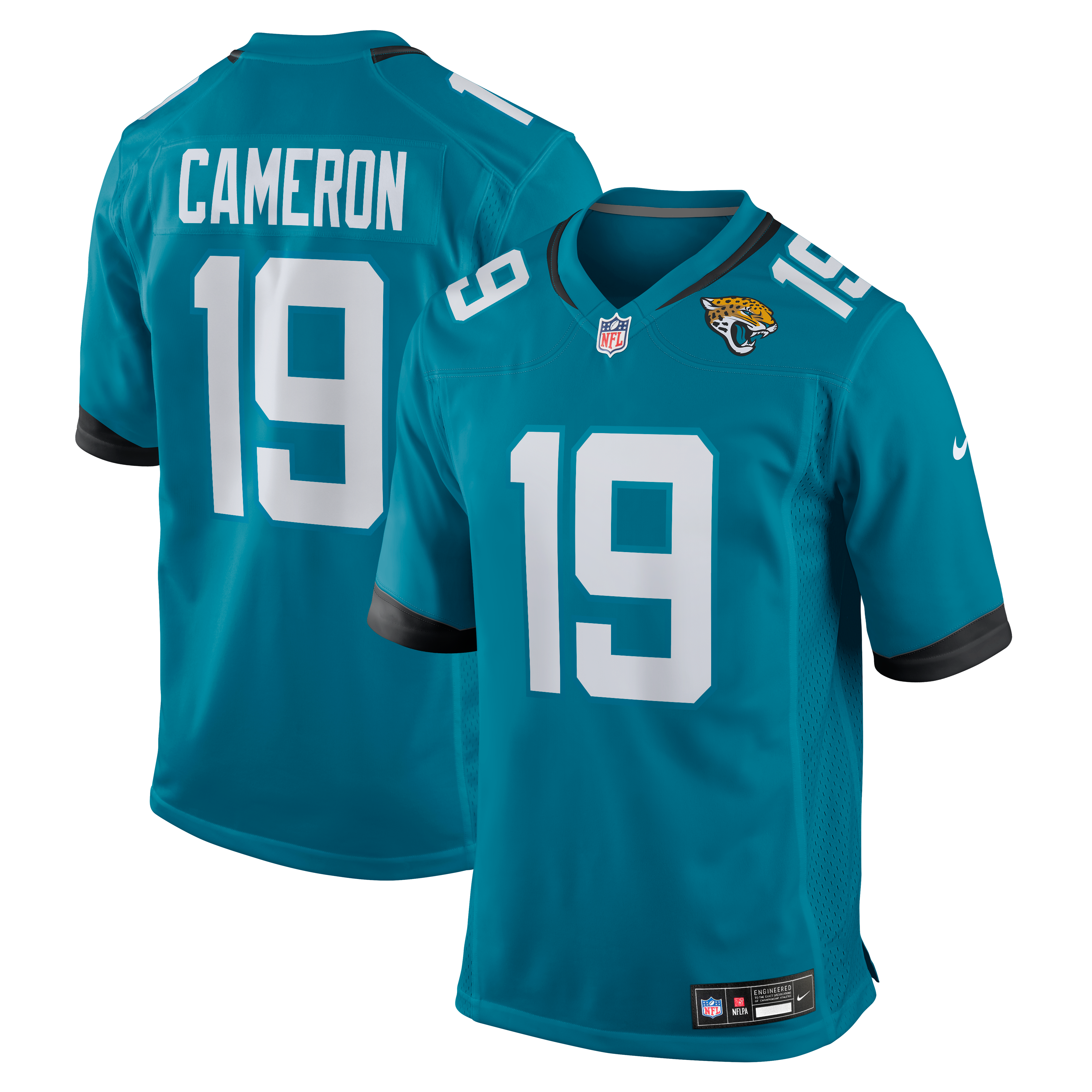Men's Nike Josh Cameron Teal Jacksonville Jaguars Game Jersey