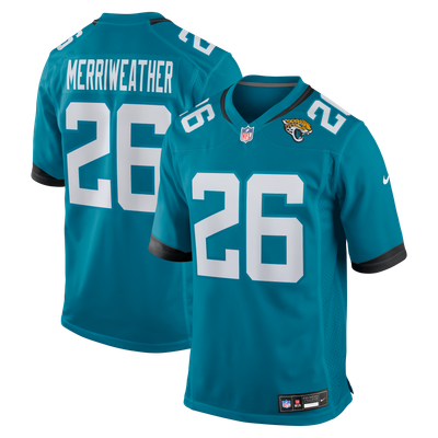 Kaevon Merriweather Jacksonville Jaguars Nike Team Game Jersey - Teal