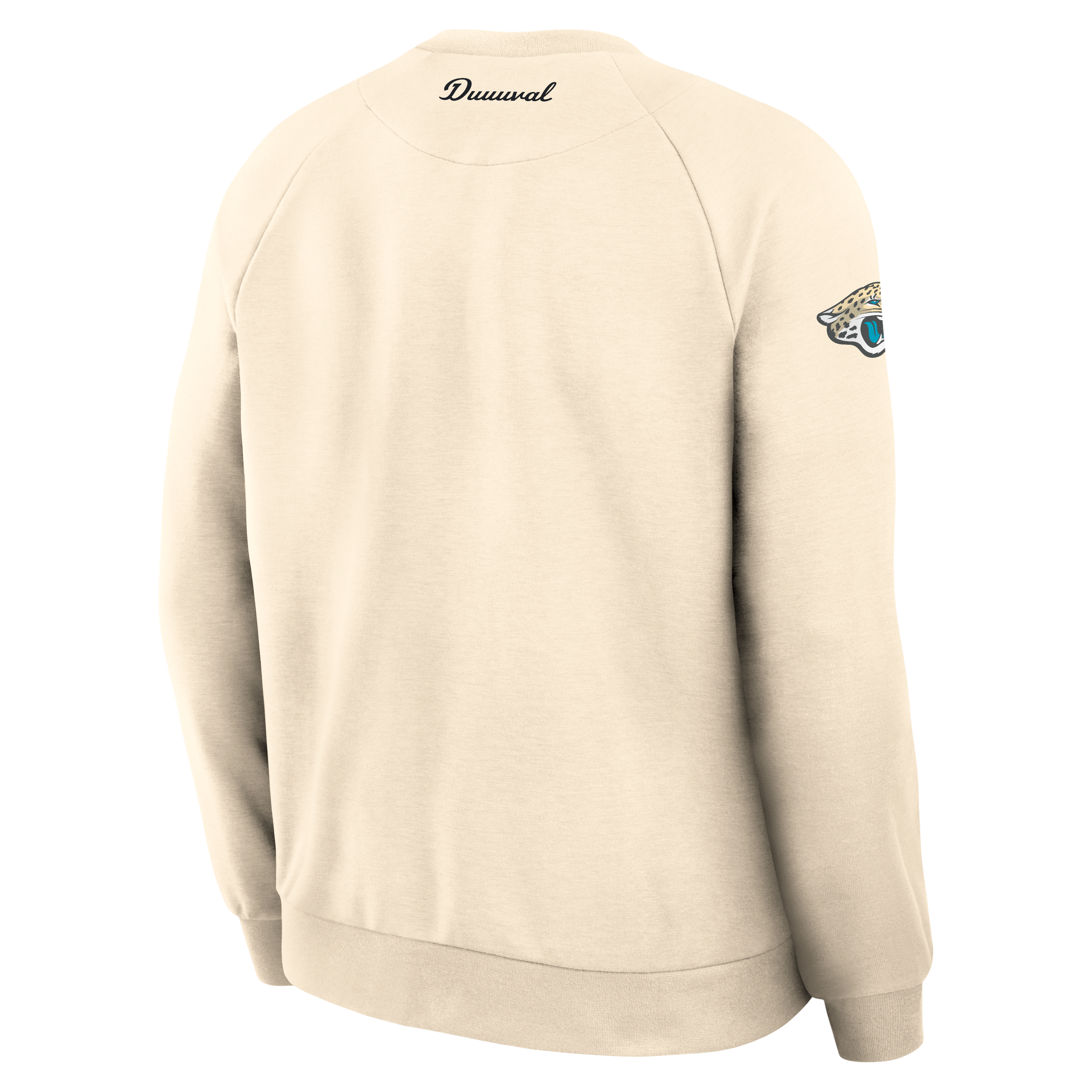 Men's Nike Natural Jacksonville Jaguars 2026 Rivalries Collection Dri-FIT Crew Sweatshirt