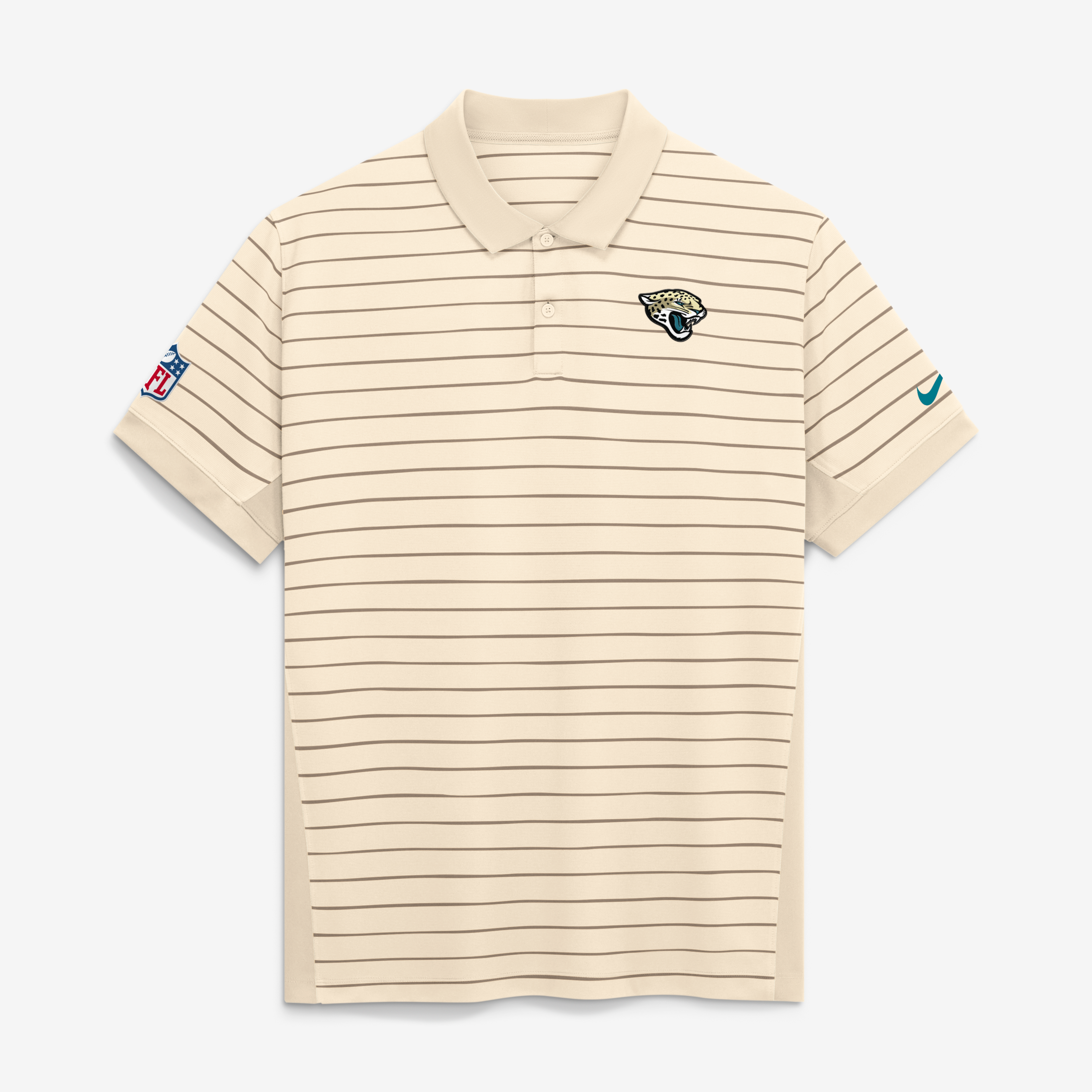 Men's Nike  Natural Jacksonville Jaguars 2026 Rivalries Collection Sideline Victory Polo