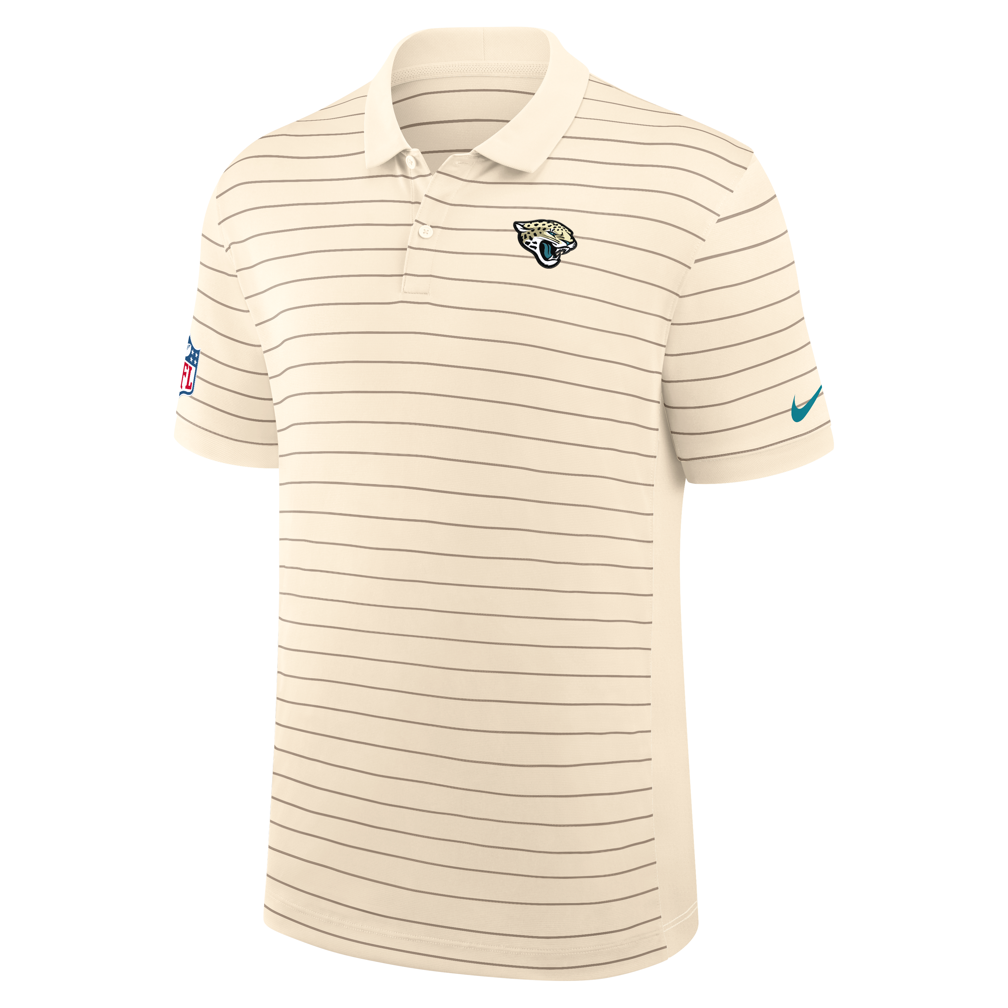 Men's Nike  Natural Jacksonville Jaguars 2026 Rivalries Collection Sideline Victory Polo