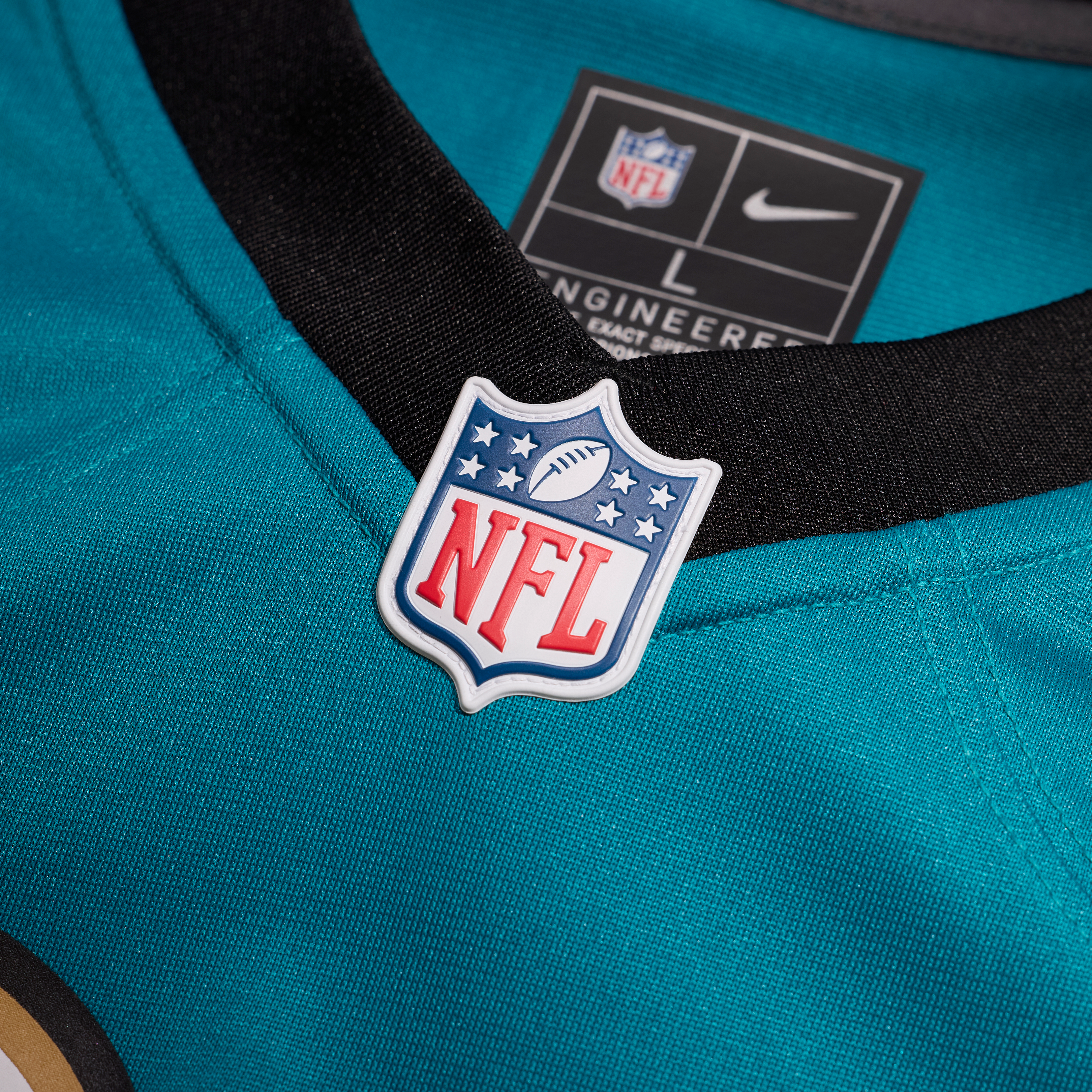 Maillot de match rétro alternatif Nike Parker Washington Teal des Jaguars Jacksonville pour homme