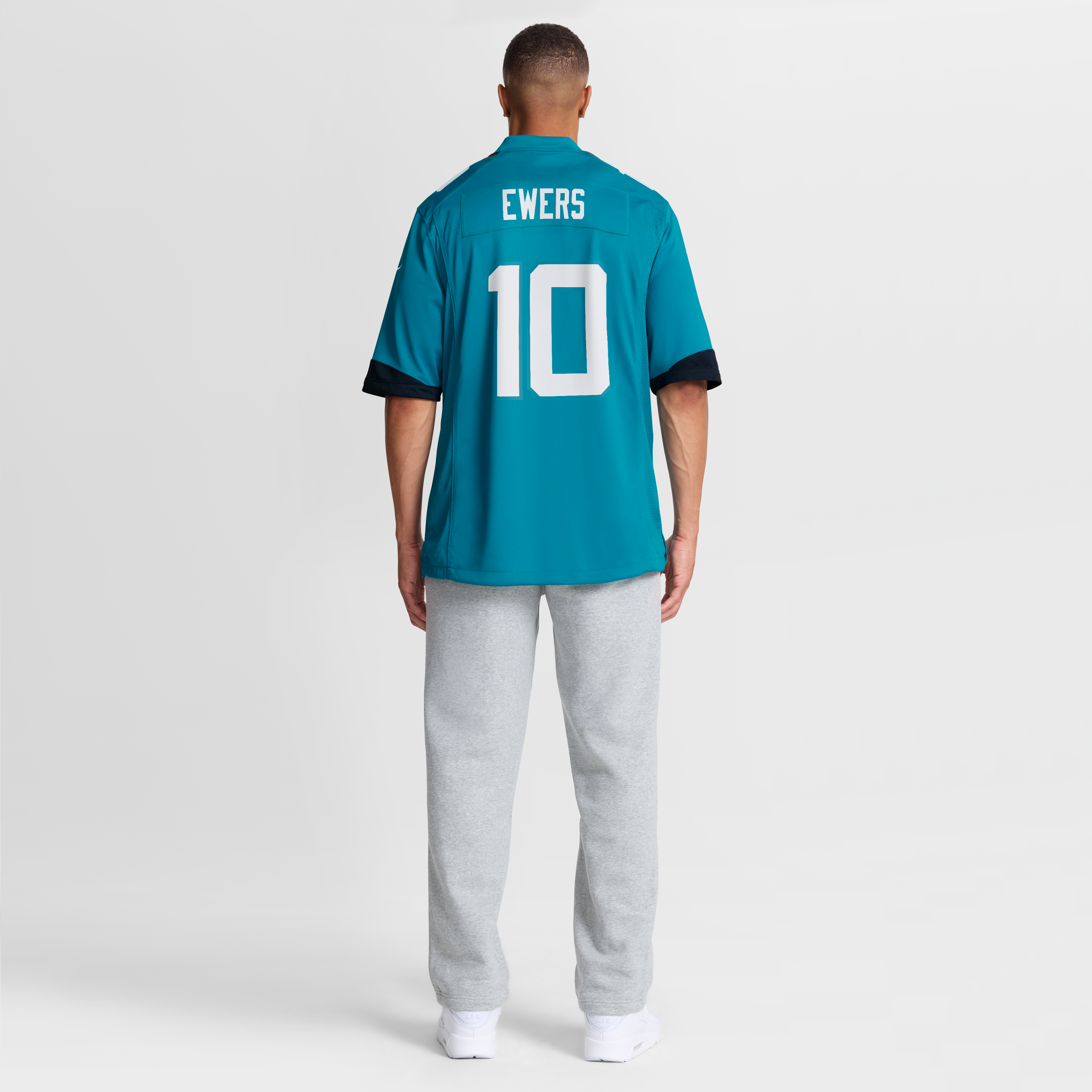 Maillot de match Nike Quinn Ewers bleu sarcelle des Jaguars Jacksonville pour homme