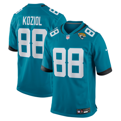 Tanner Koziol Jacksonville Jaguars Nike Team Game Jersey - Teal