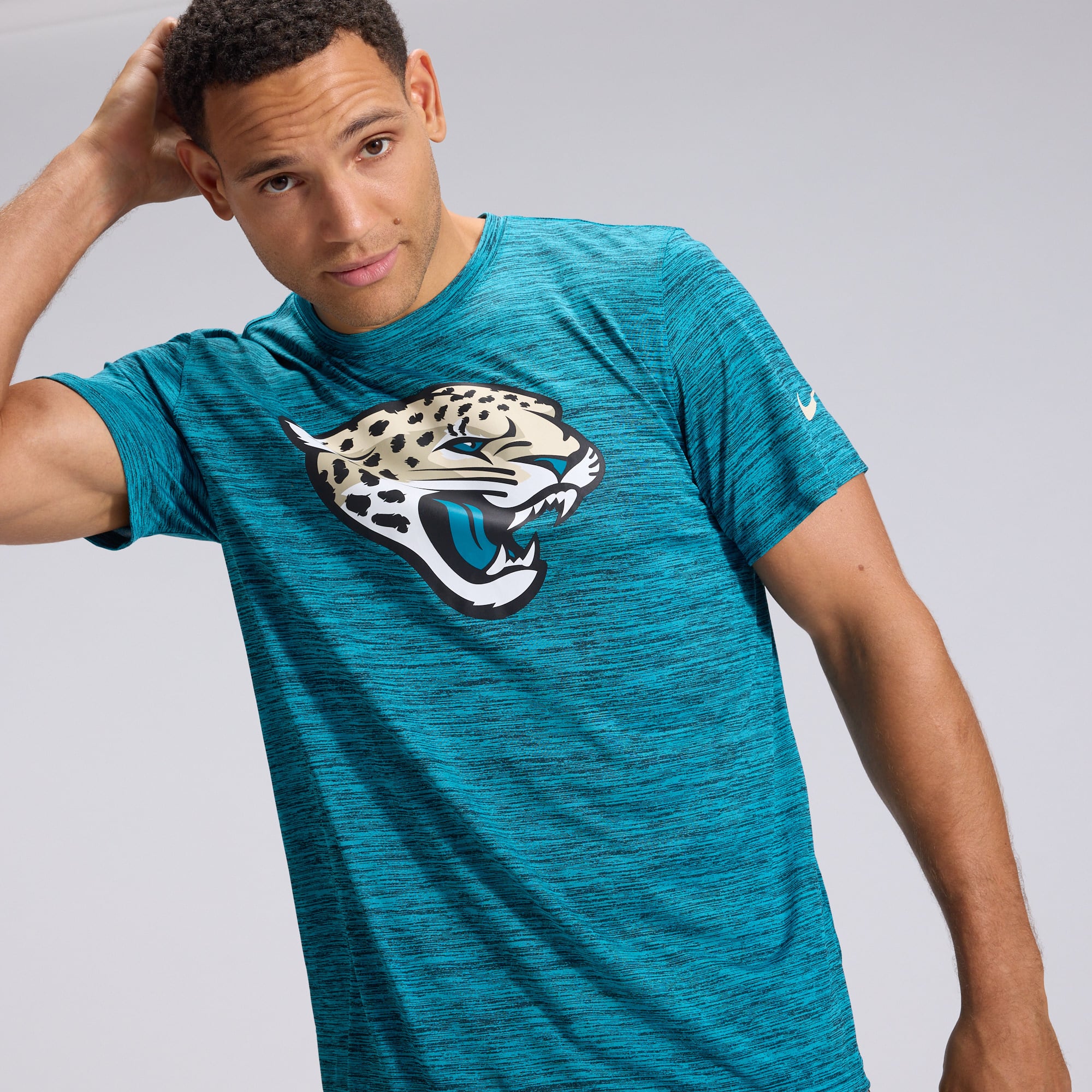 Men's Nike Teal Jacksonville Jaguars 2026 Rivalries Collection Sideline Velocity T-Shirt