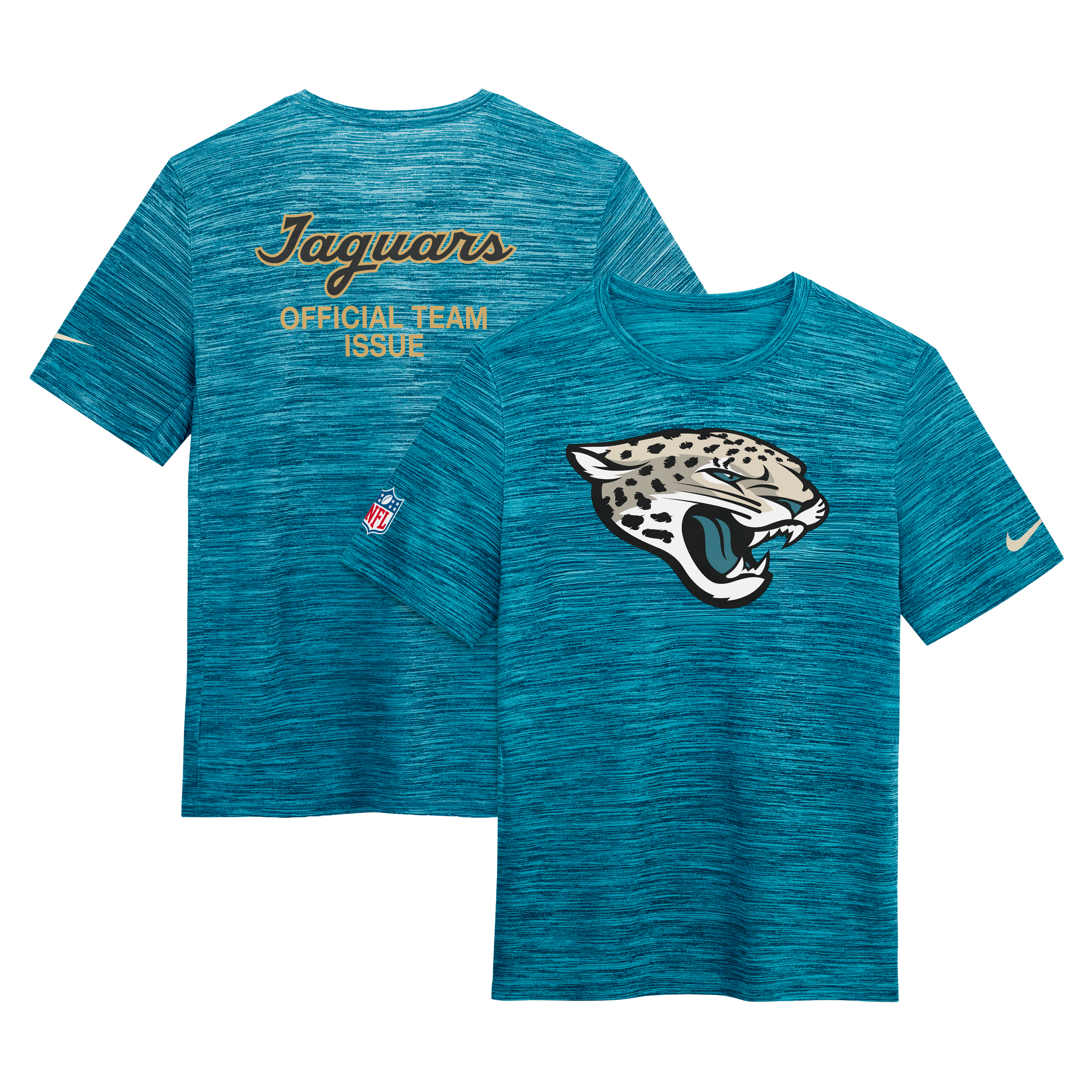 Men's Nike  Teal Jacksonville Jaguars 2026 Rivalries Collection Sideline Velocity T-Shirt