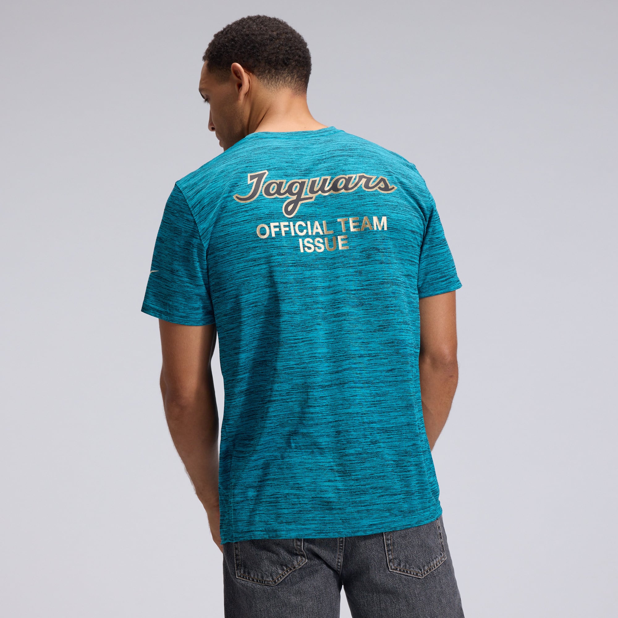 Men's Nike Teal Jacksonville Jaguars 2026 Rivalries Collection Sideline Velocity T-Shirt