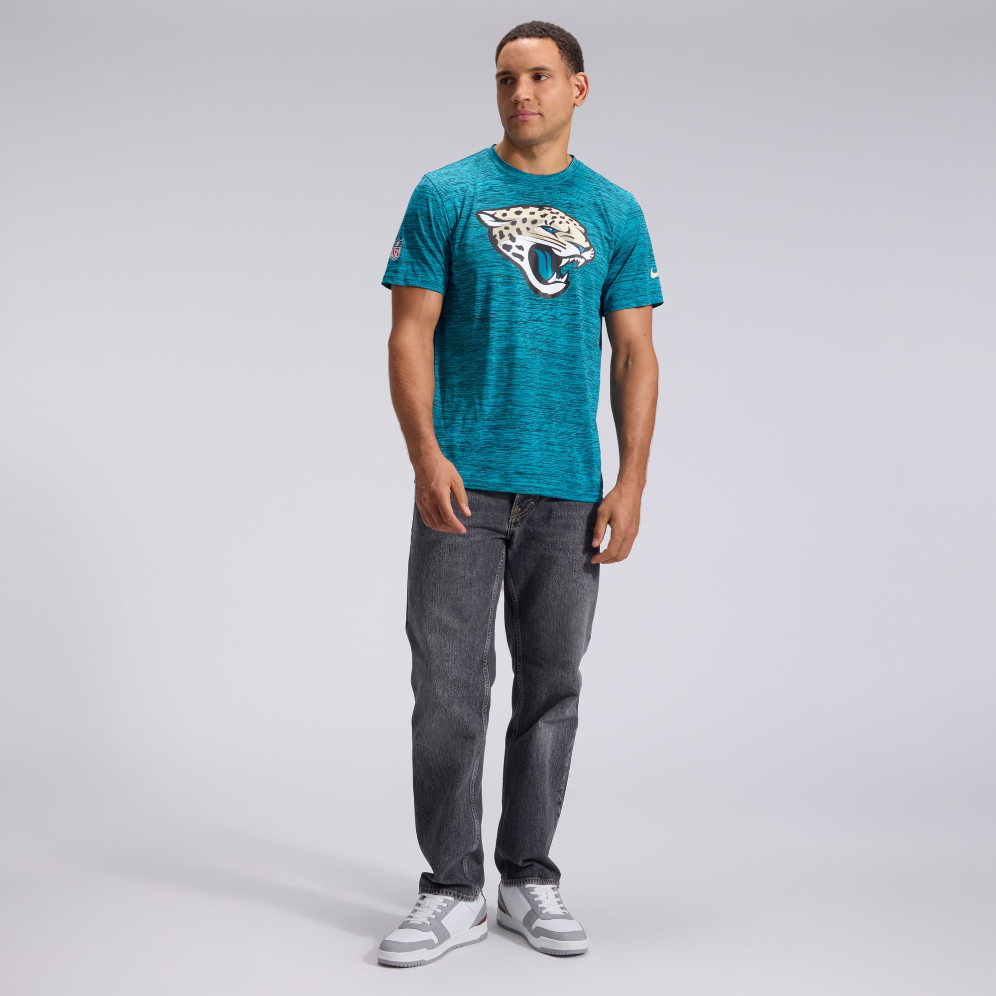 Men's Nike Teal Jacksonville Jaguars 2026 Rivalries Collection Sideline Velocity T-Shirt
