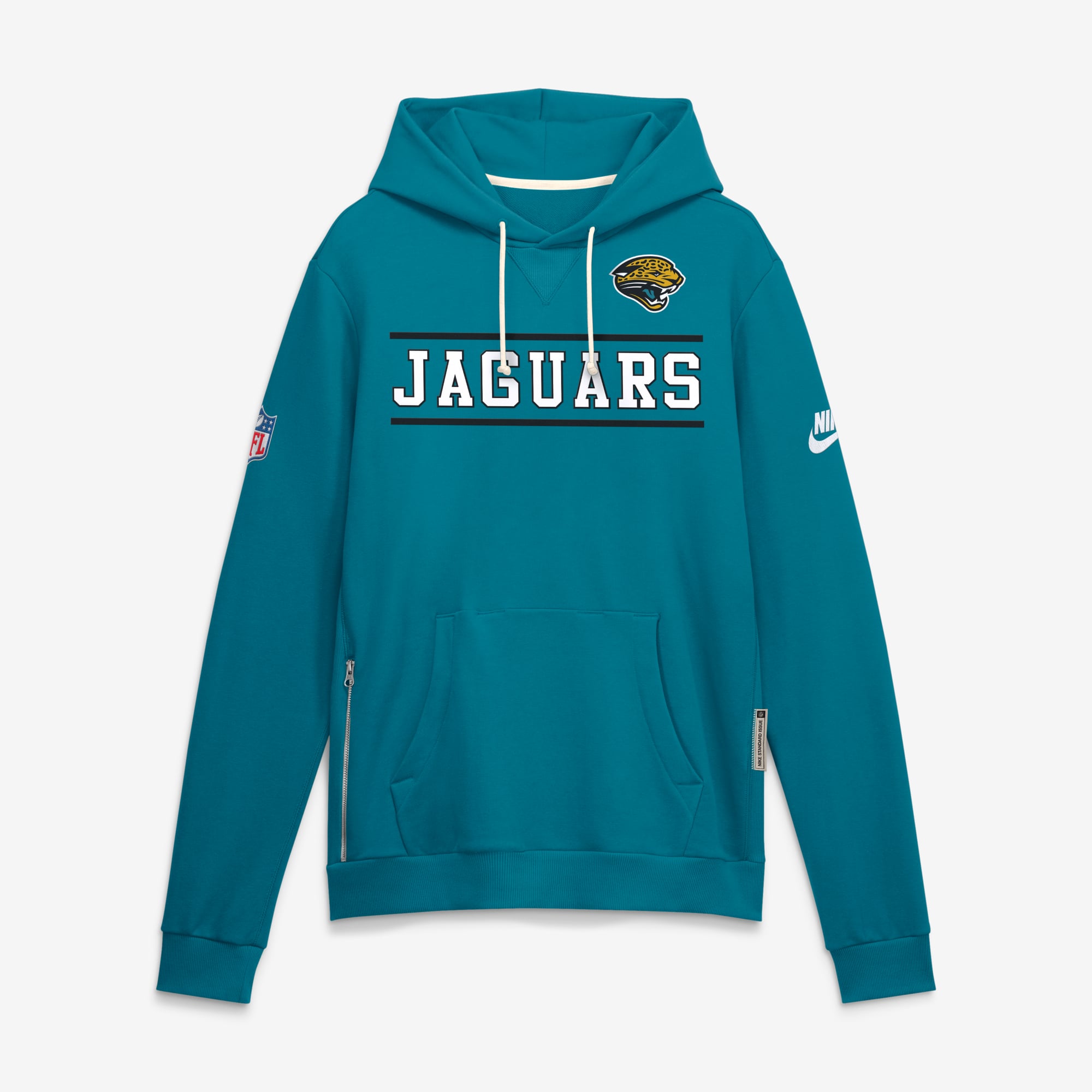 Men's Nike Teal Jacksonville Jaguars Standard Issue Replay Officials Alternate Dri-FIT Hoodie