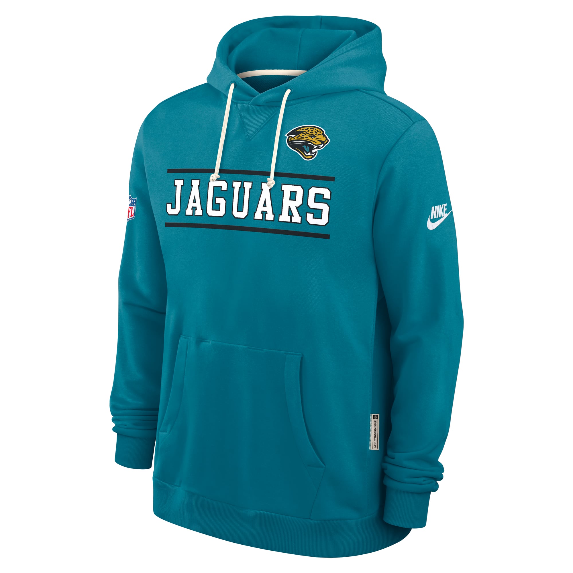 Men's Nike Teal Jacksonville Jaguars Standard Issue Replay Officials Alternate Dri-FIT Hoodie