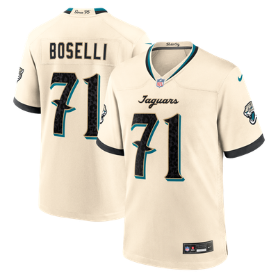 Tony Boselli Jacksonville Jaguars Nike 2026 Rivalries Collection Game Jersey - Natural