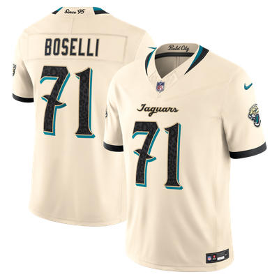 Tony Boselli Jacksonville Jaguars Nike 2026 Rivalries Collection Stitched Limited Jersey - Natural