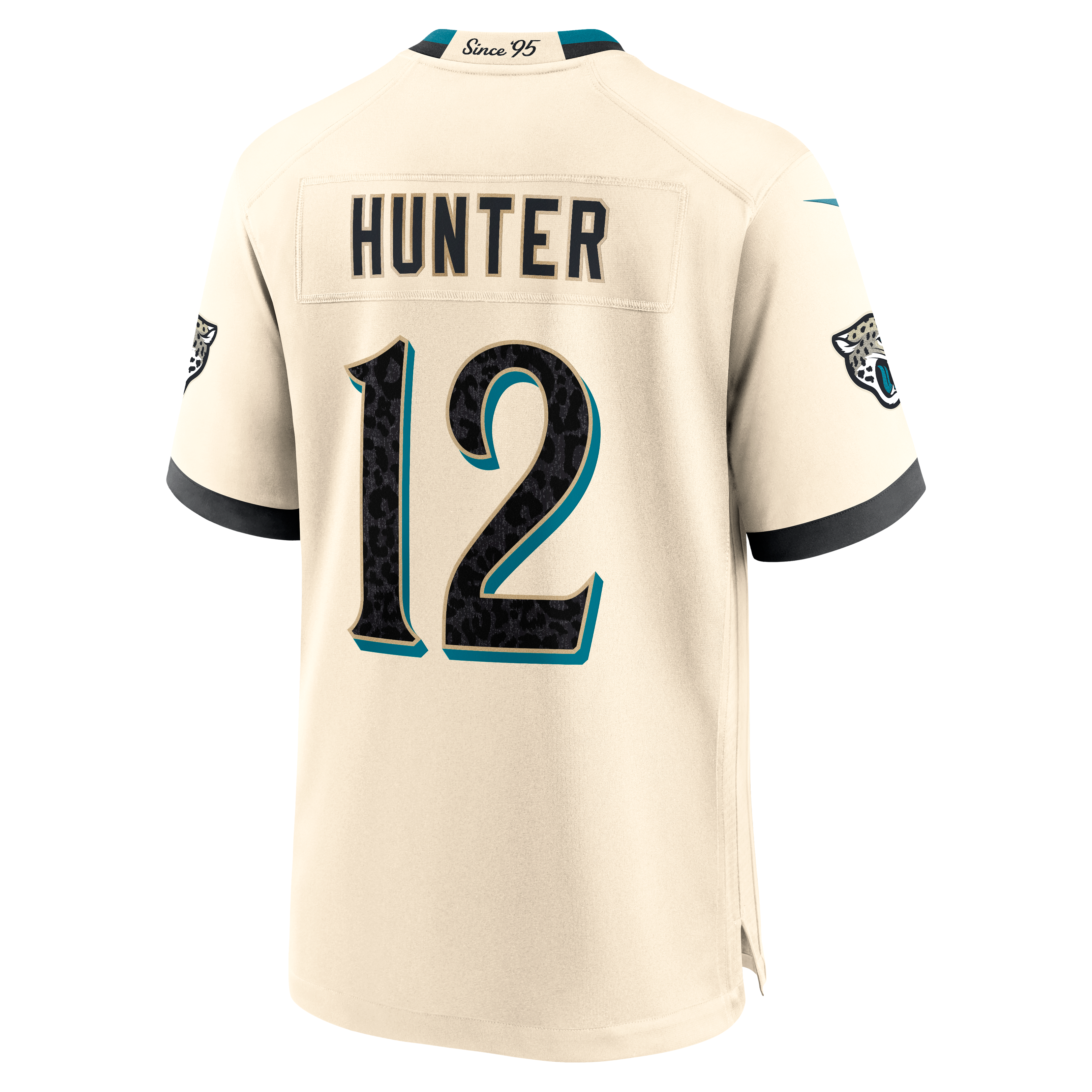 Men's Nike Travis Hunter Natural Jacksonville Jaguars 2026 Rivalries Collection Game Jersey
