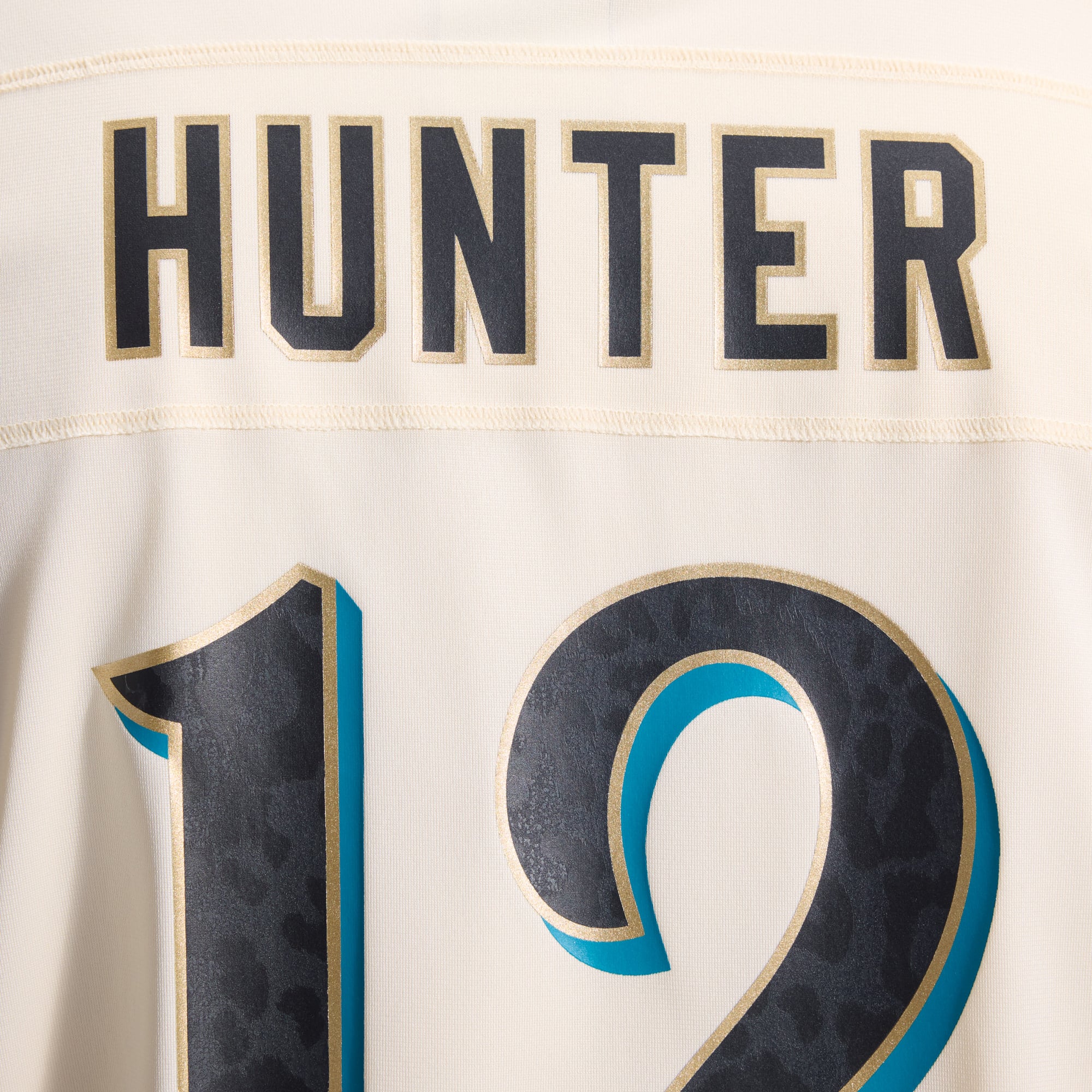 Men's Nike Travis Hunter Natural Jacksonville Jaguars 2026 Rivalries Collection Game Jersey
