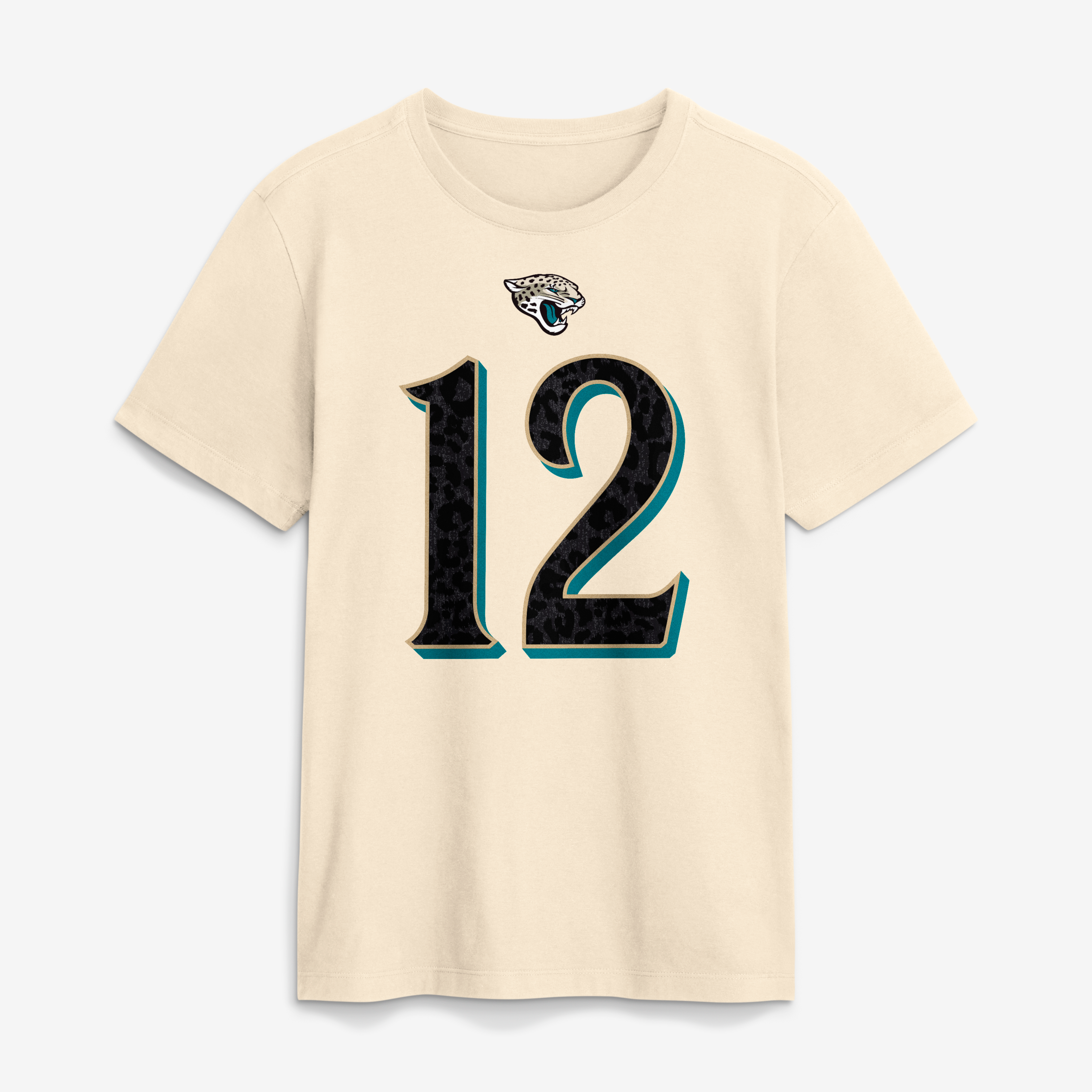 Men's Nike Travis Hunter Natural Jacksonville Jaguars 2026 Rivalries Collection Player Name & Number T-Shirt