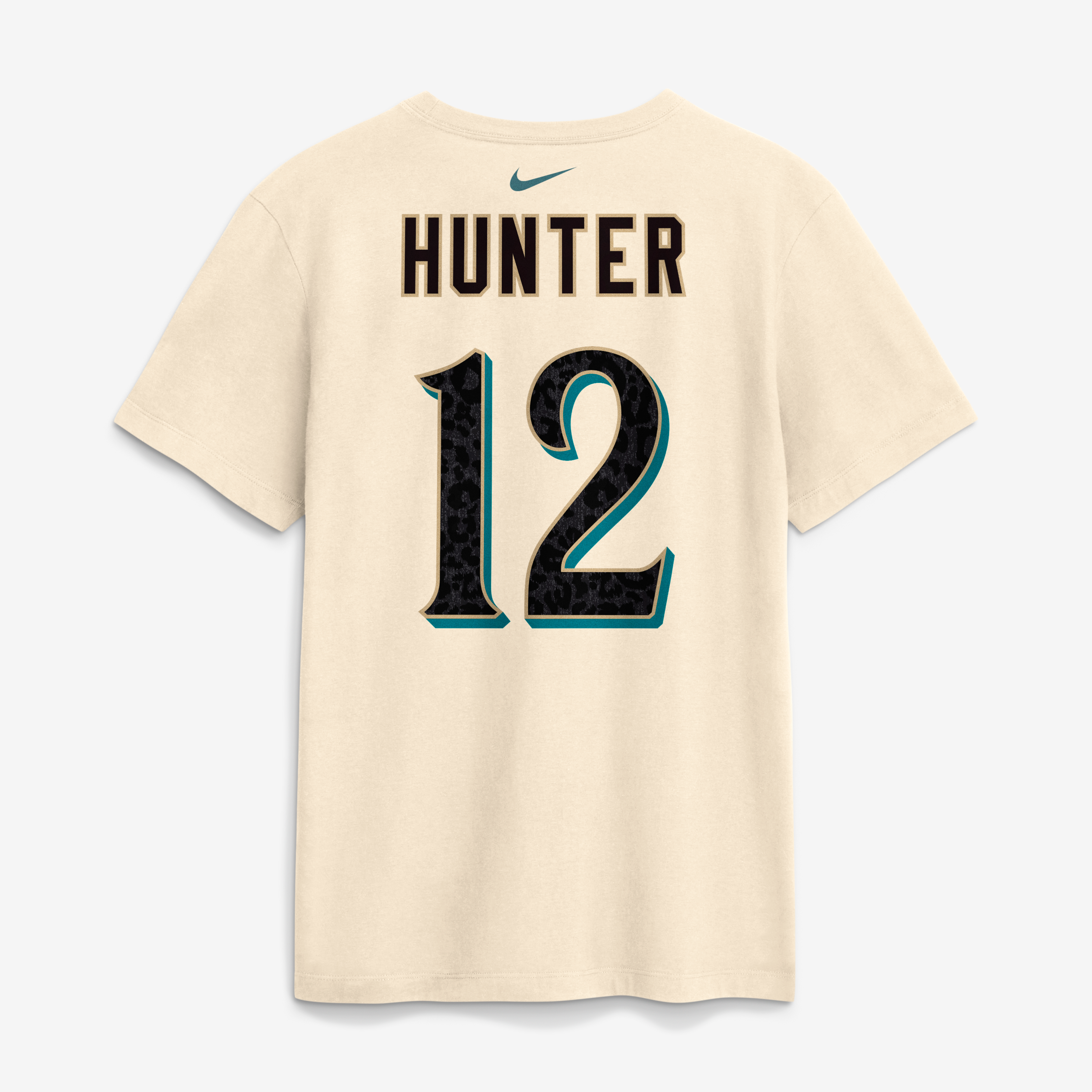 Men's Nike Travis Hunter Natural Jacksonville Jaguars 2026 Rivalries Collection Player Name & Number T-Shirt