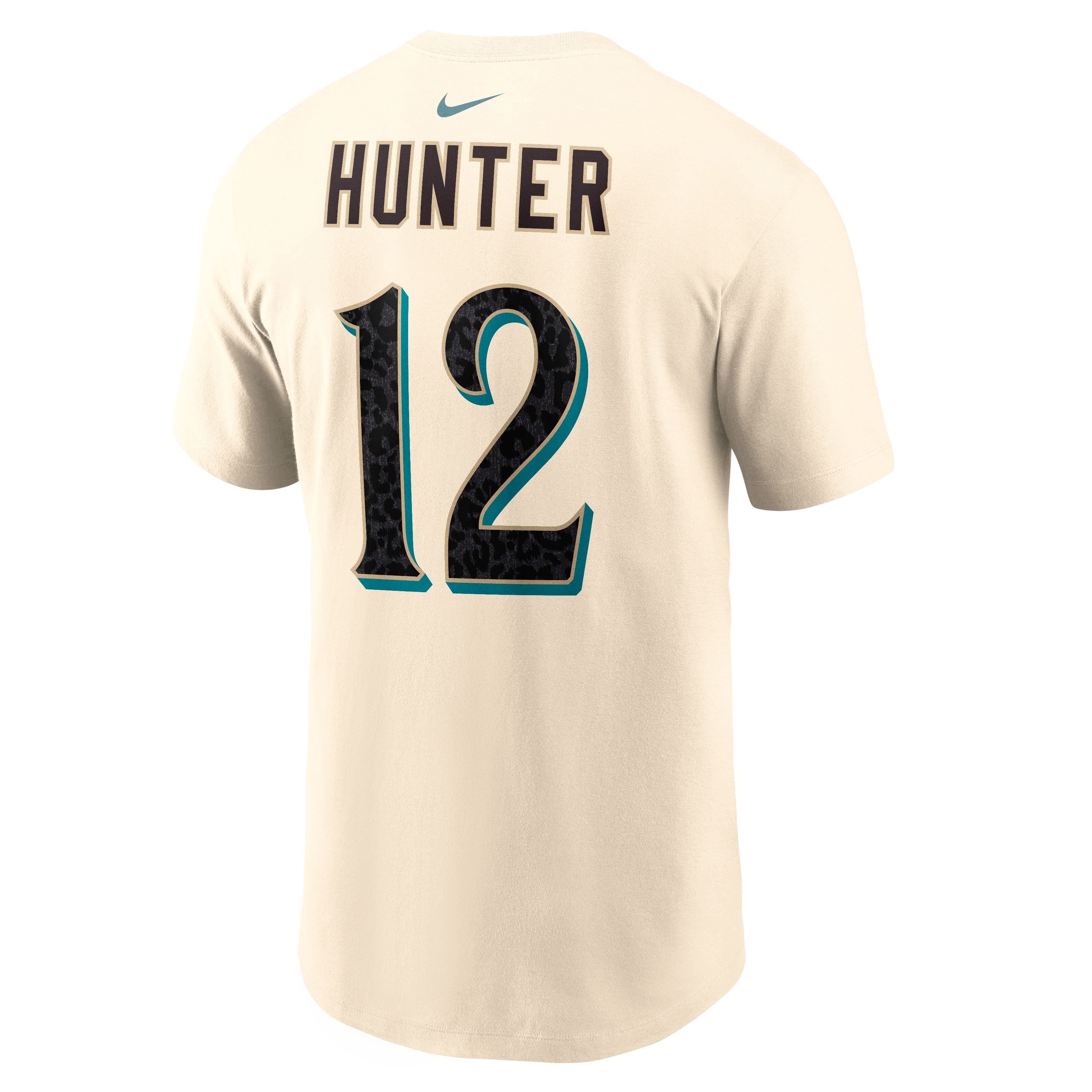 Men's Nike Travis Hunter Natural Jacksonville Jaguars 2026 Rivalries Collection Player Name & Number T-Shirt