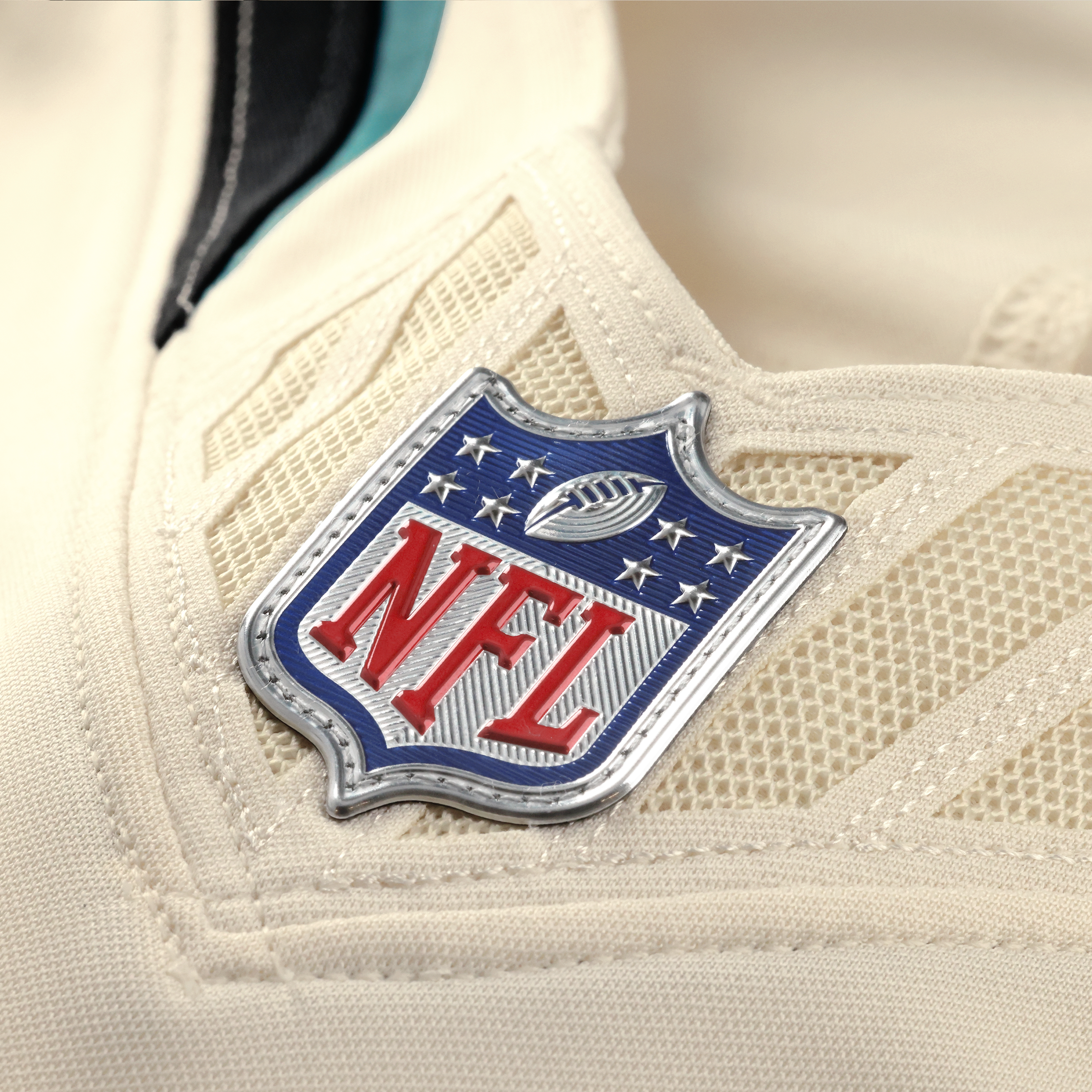 Men's Nike Travis Hunter Natural Jacksonville Jaguars 2026 Rivalries Collection Stitched Limited Jersey