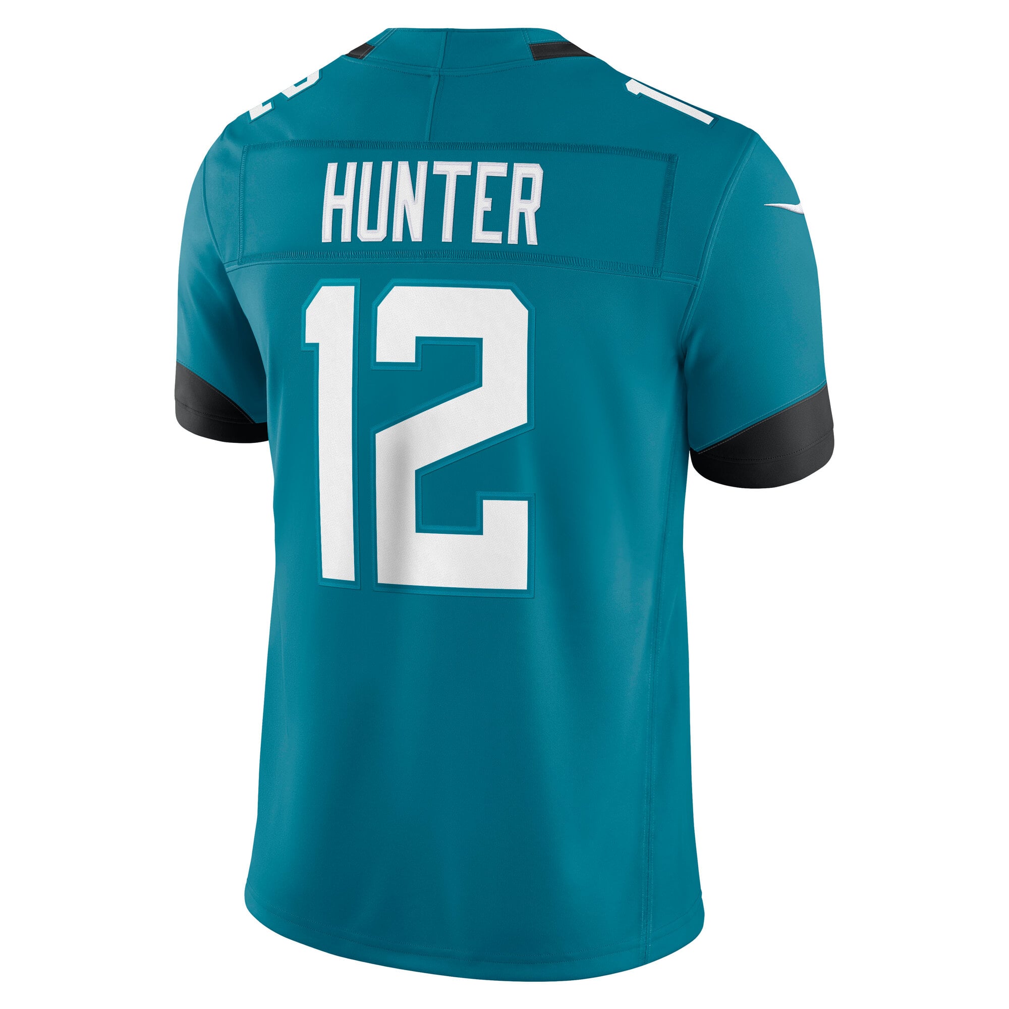 Men's Nike Travis Hunter Teal Jacksonville Jaguars Team Vapor F.U.S.E. Stitched Limited Jersey