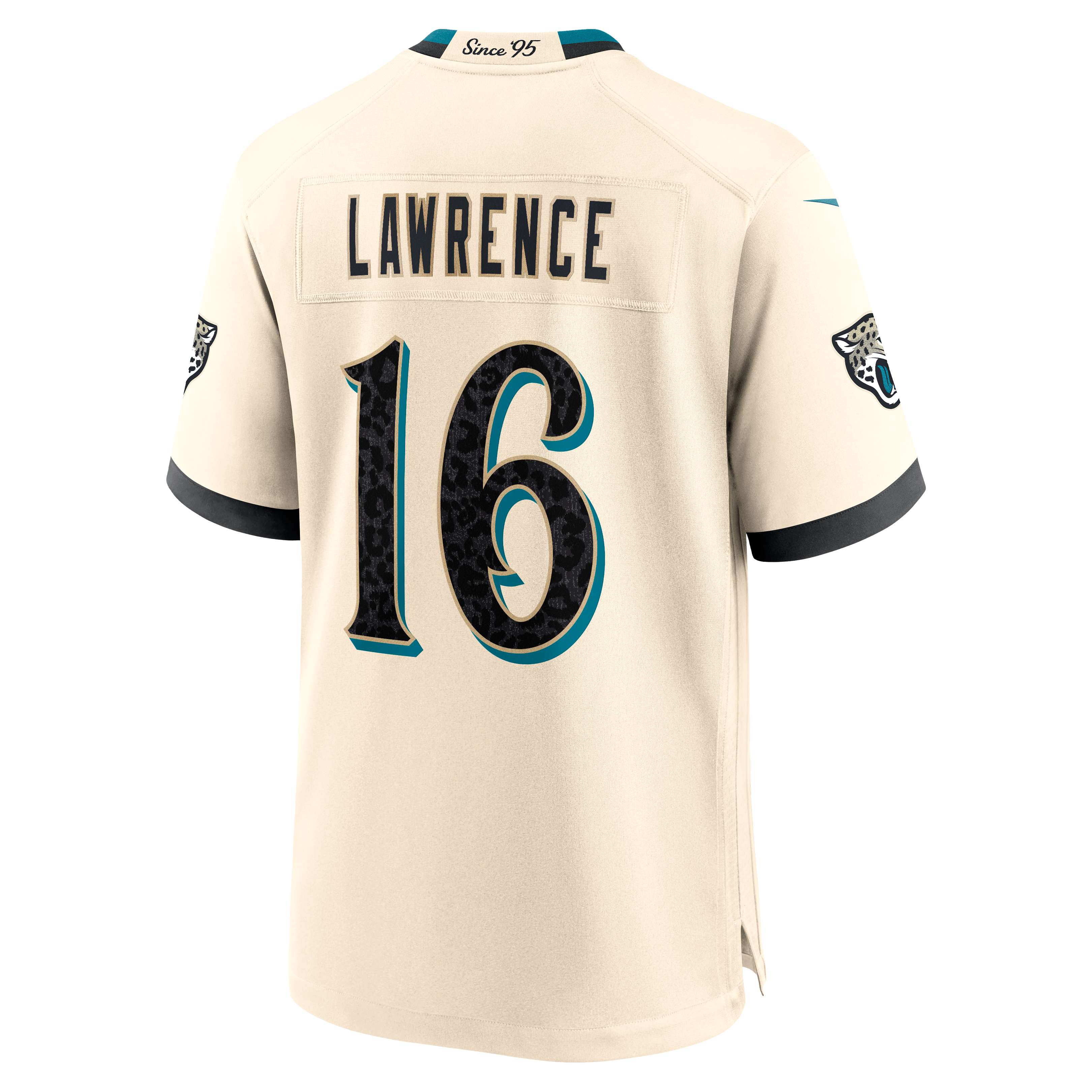 Men's Nike Trevor Lawrence Natural Jacksonville Jaguars 2026 Rivalries Collection Game Jersey