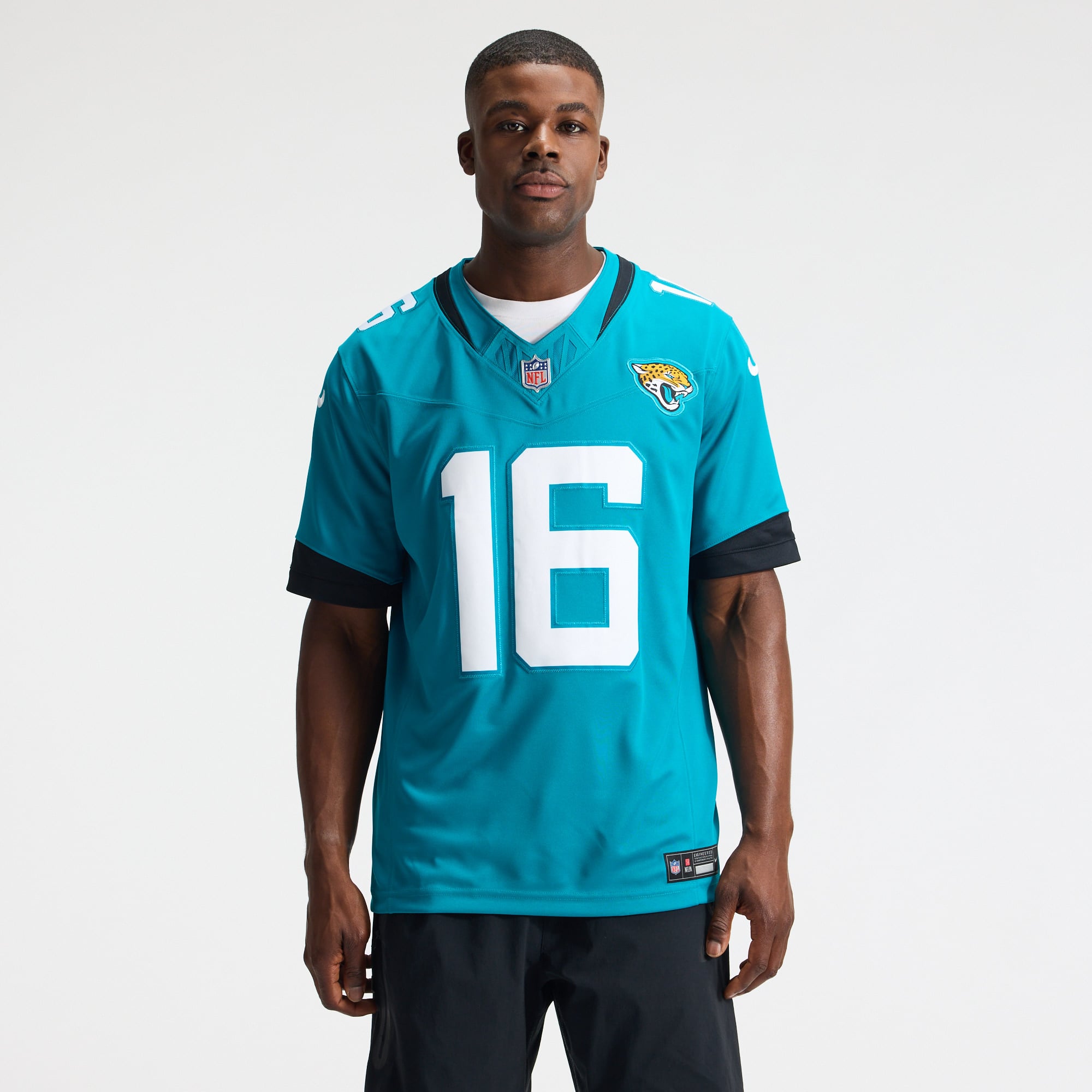 Men's Nike Trevor Lawrence Teal Jacksonville Jaguars Team Vapor F.U.S.E. Stitched Limited Jersey