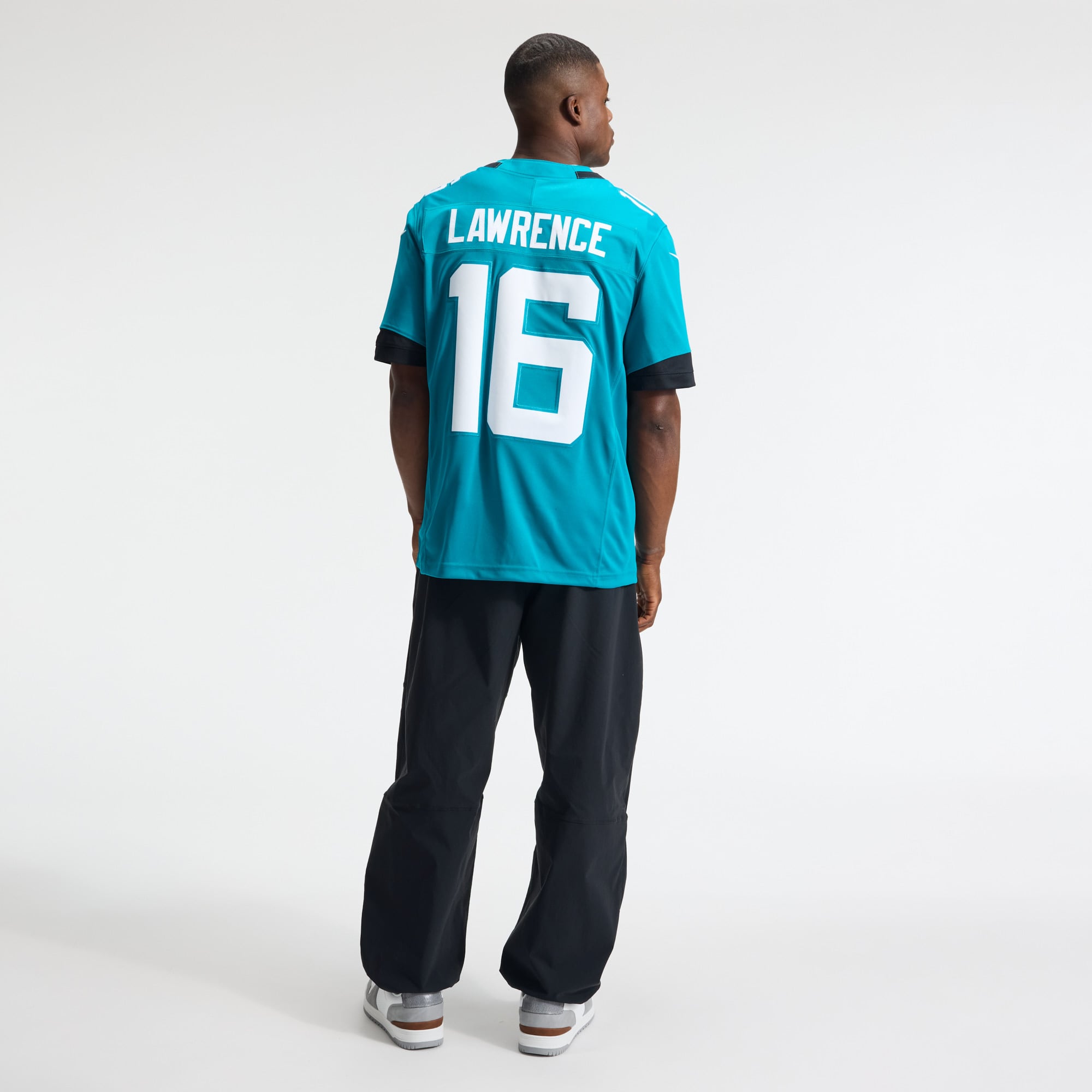 Men's Nike Trevor Lawrence Teal Jacksonville Jaguars Team Vapor F.U.S.E. Stitched Limited Jersey