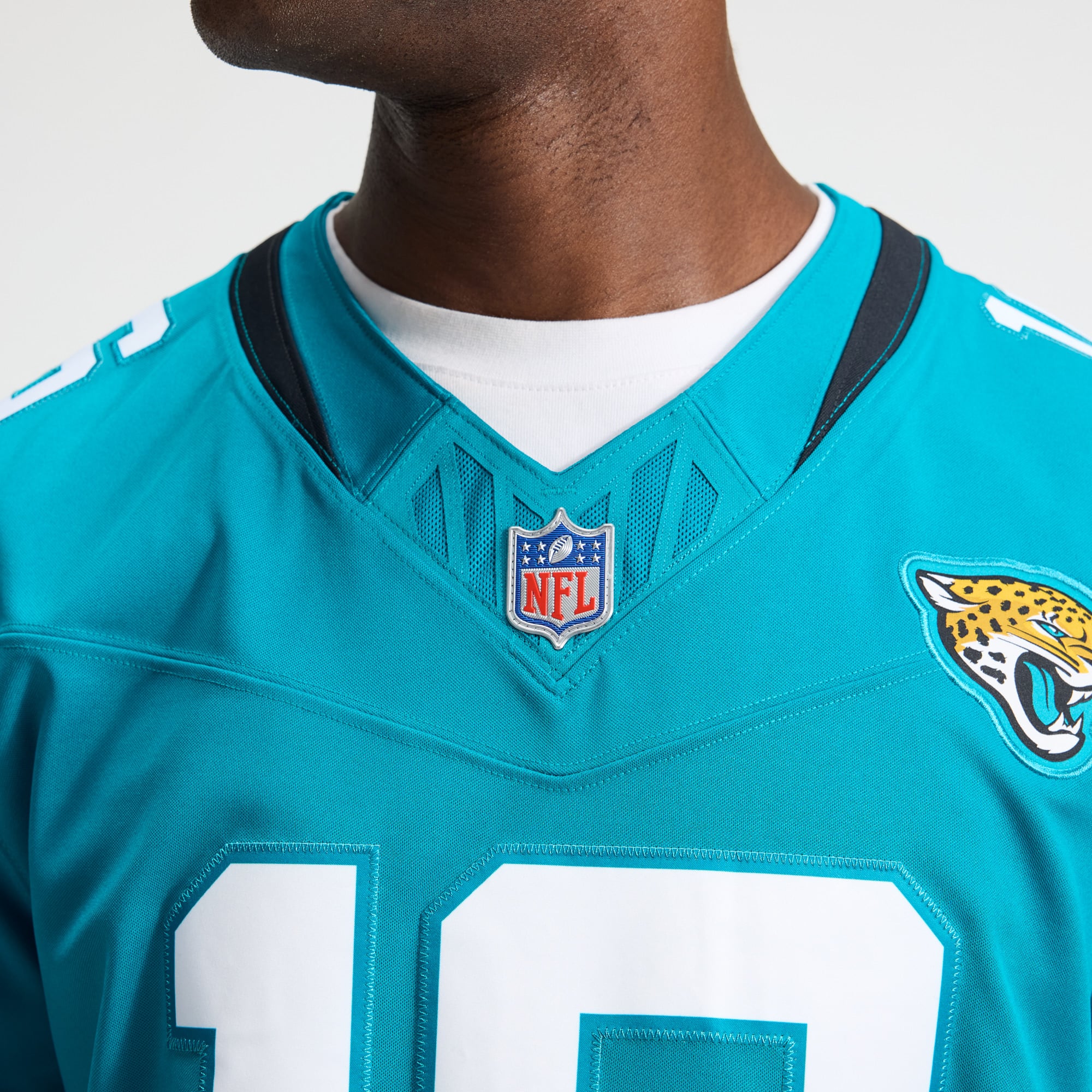 Men's Nike Trevor Lawrence Teal Jacksonville Jaguars Team Vapor F.U.S.E. Stitched Limited Jersey
