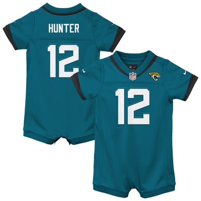 Travis Hunter Jacksonville Jaguars Nike Newborn Romper Game Jersey - Teal